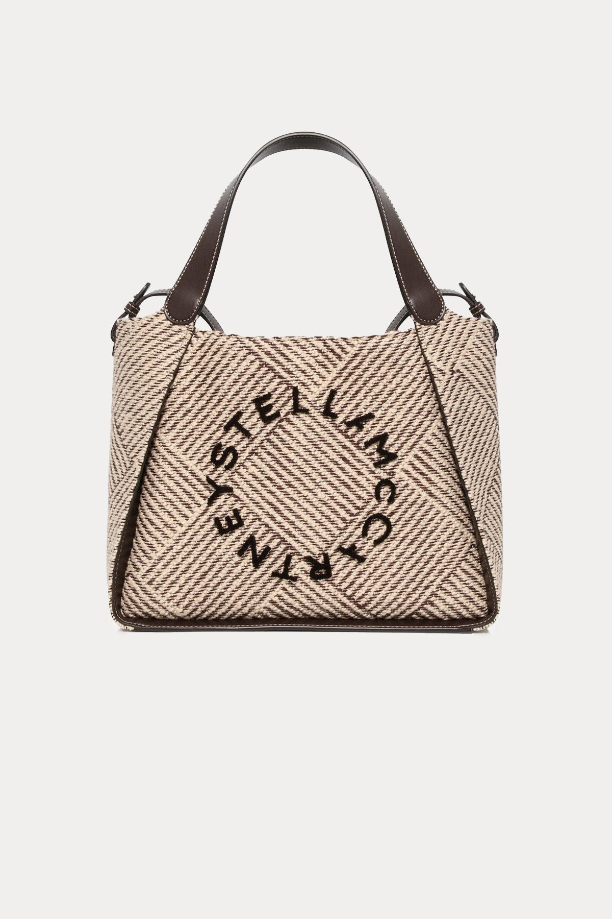 Stella Mccartney Logolu Medium Örgü Crossbody Çanta