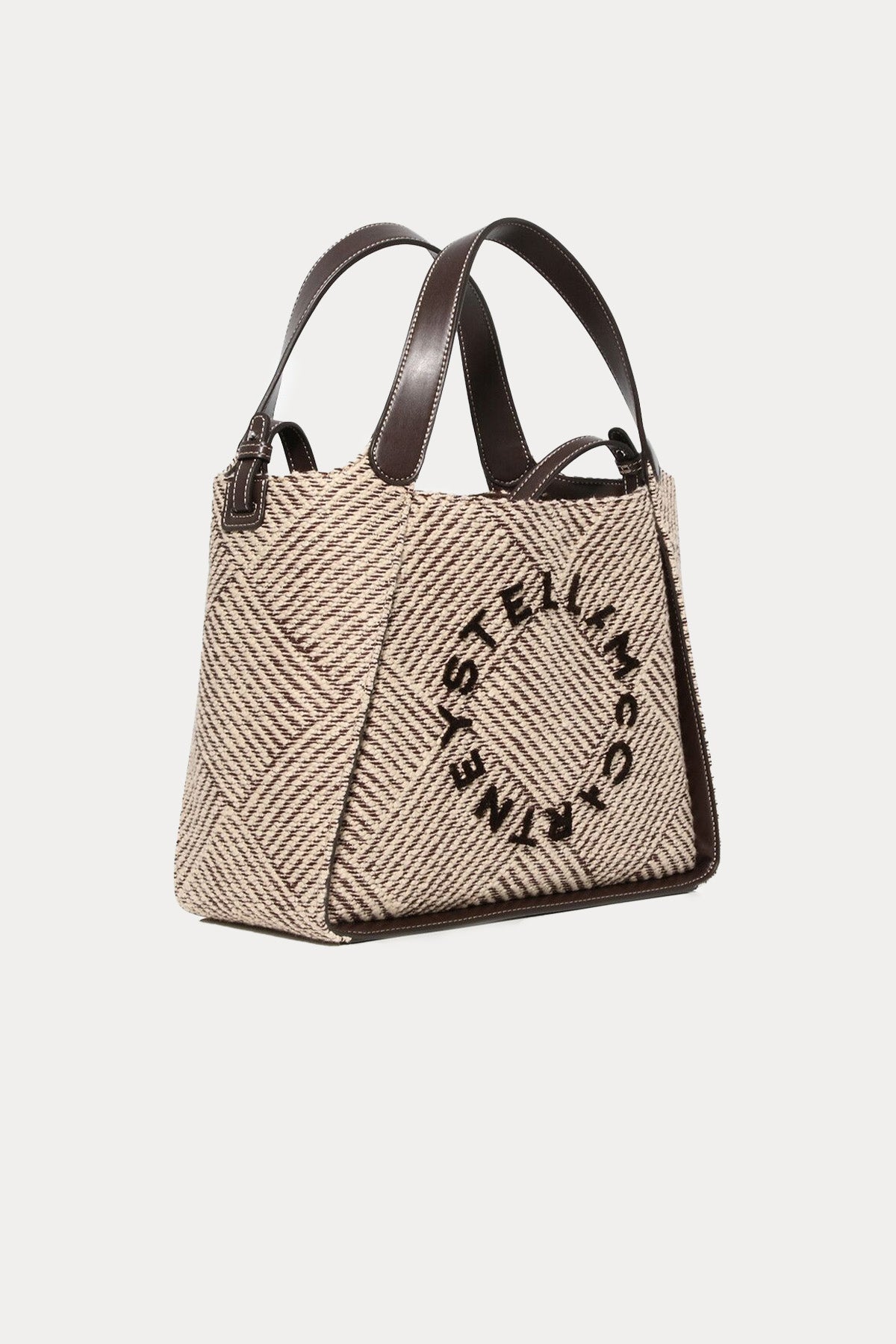 Stella Mccartney Logolu Medium Örgü Crossbody Çanta