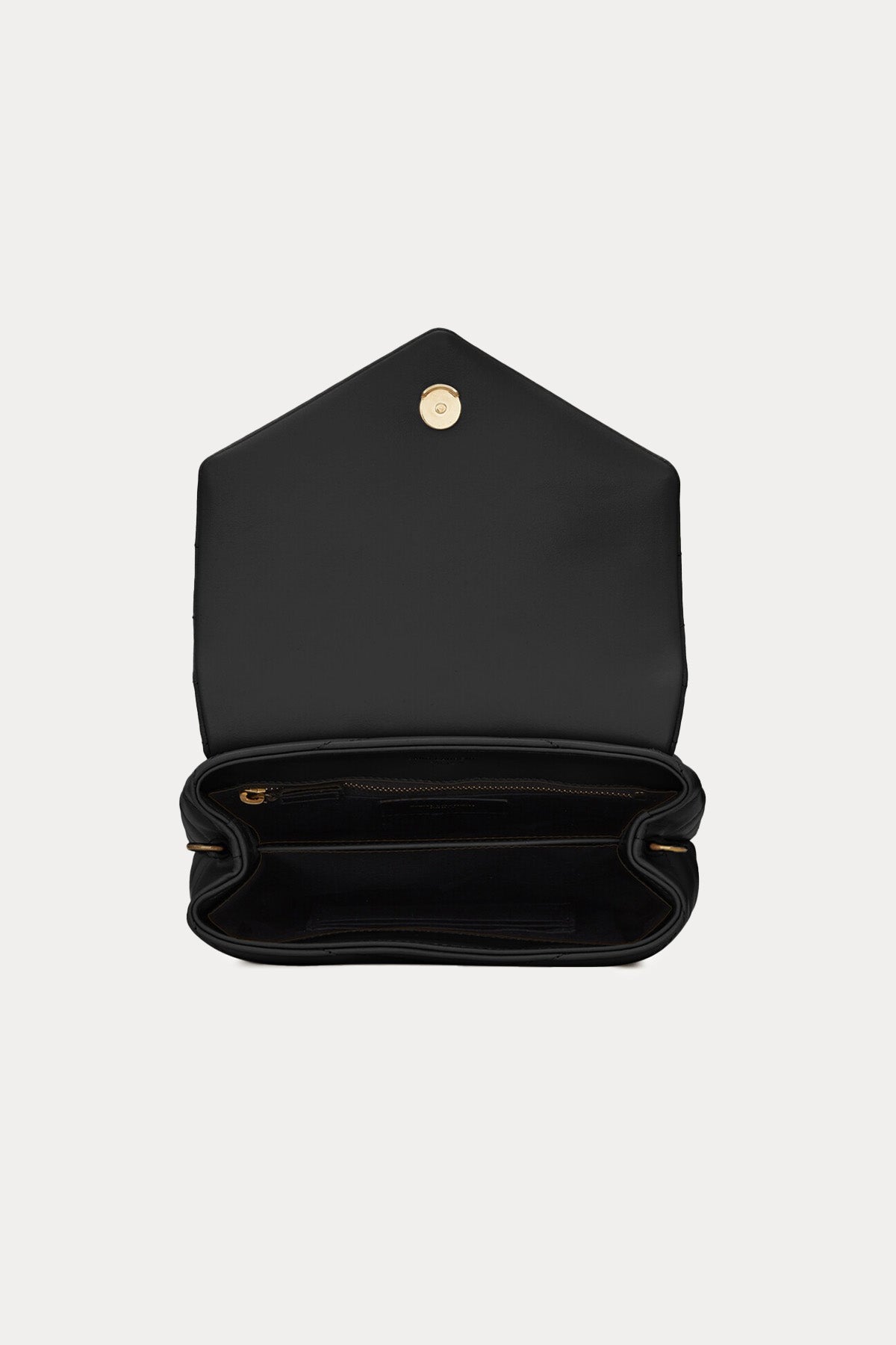 Saint Laurent Logolu Mini Deri Omuz Çantası