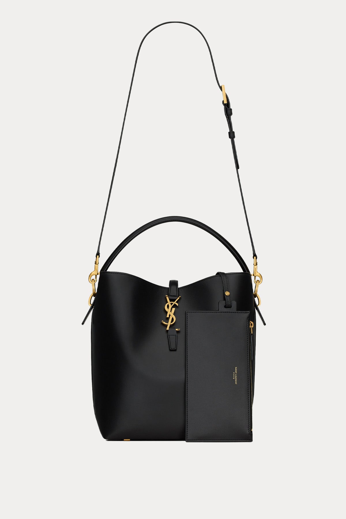 Saint Laurent Logolu Medium Deri Omuz Çantası 742828 2R20W 1000