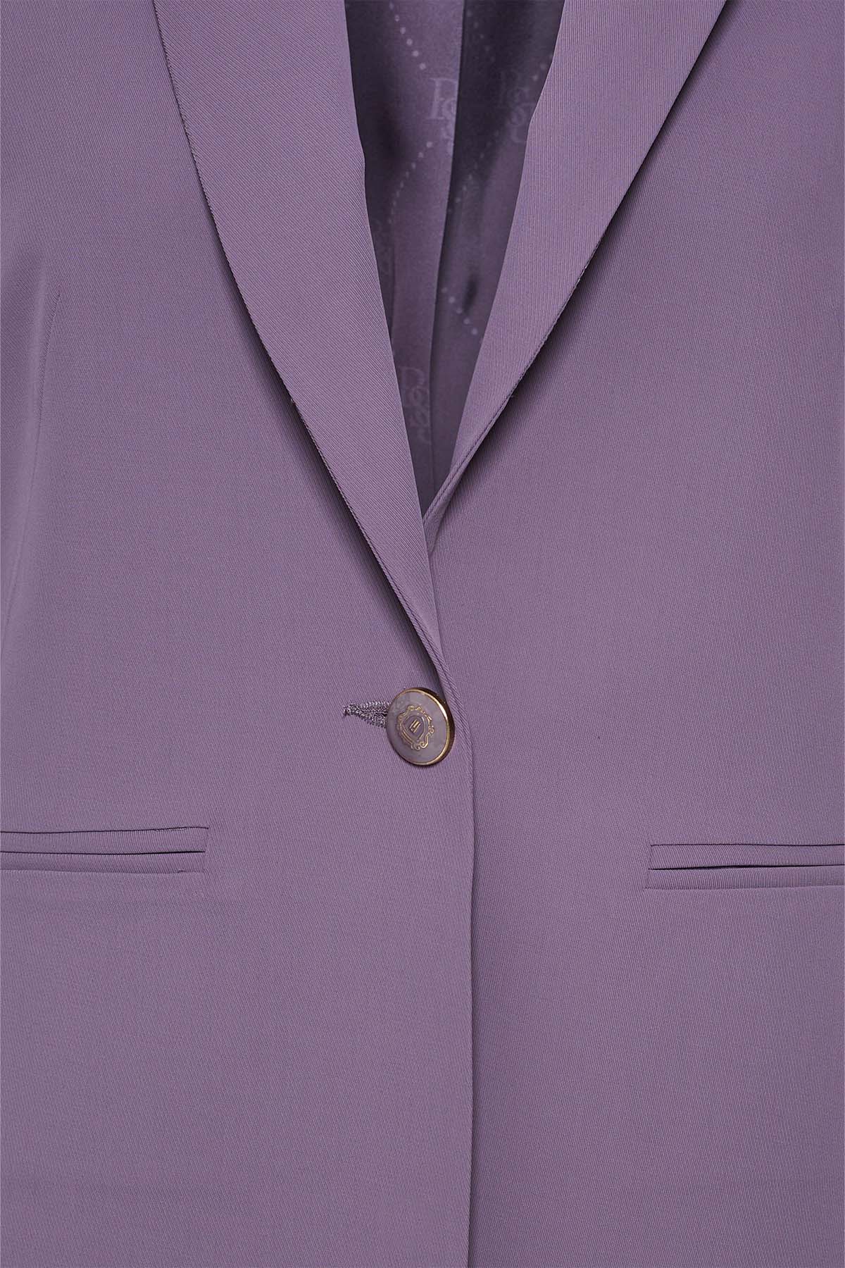 Bsb Tek Düğmeli Blazer Ceket-Ceket-Libas