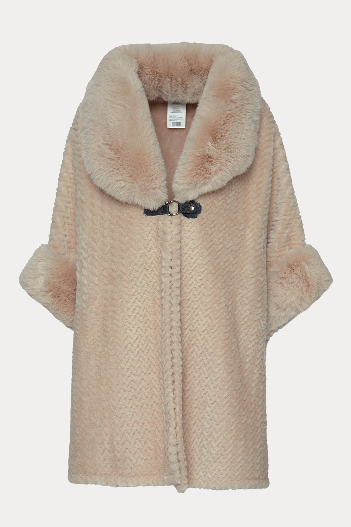 Bsb Geniş Kesim Kürklü Peluş Panço