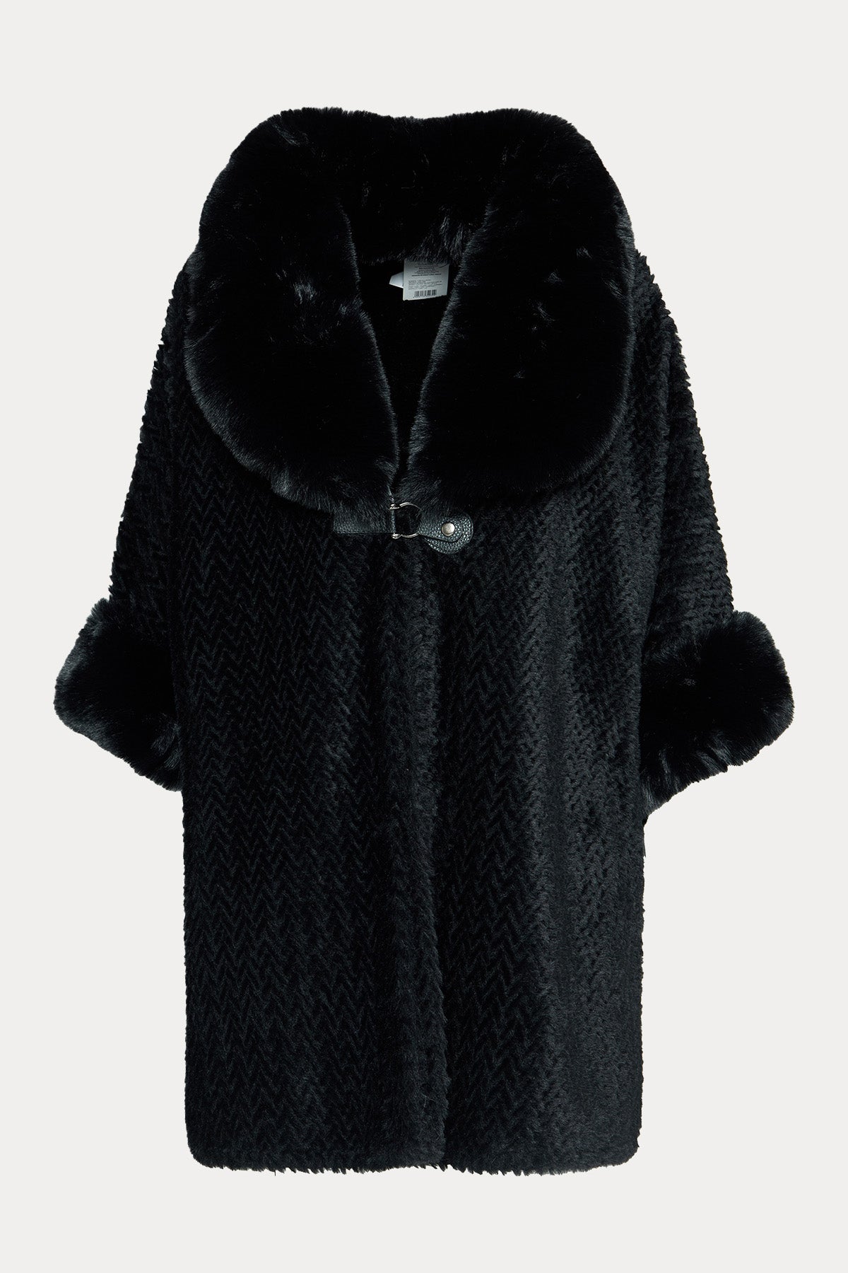 Bsb Geniş Kesim Kürklü Peluş Panço