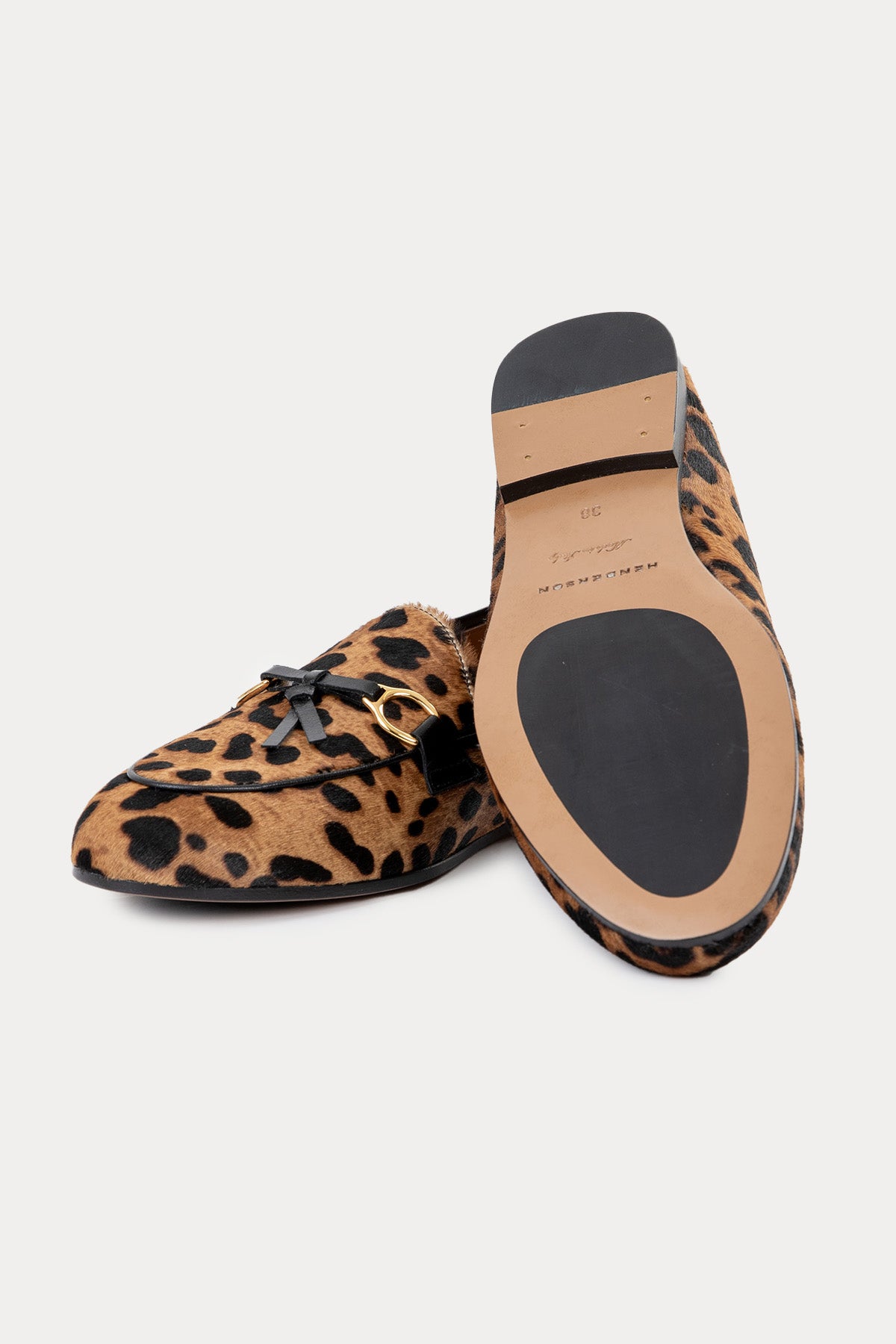 Henderson Rosa Leopar Desenli Loafer Ayakkabı-Ayakkabı-Libas