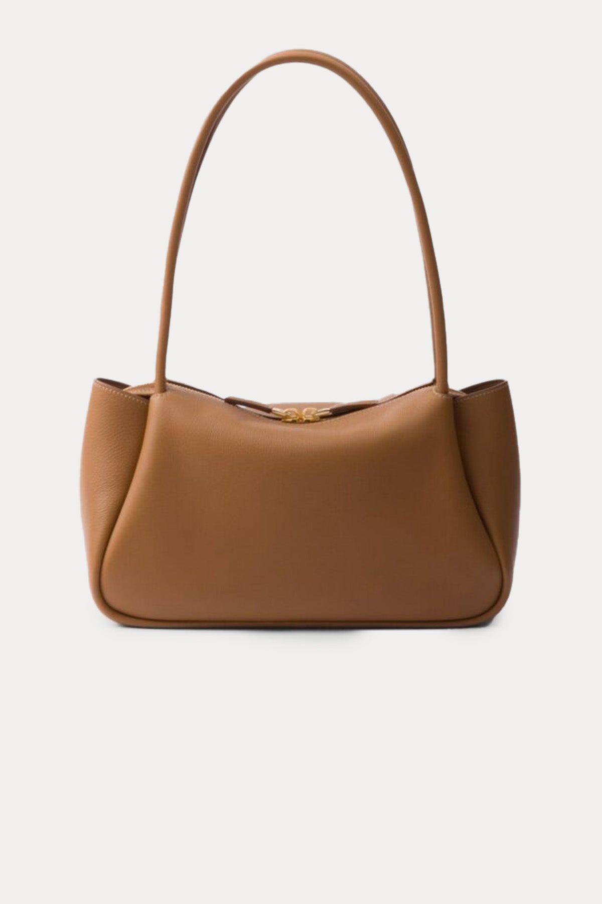 Prada Logolu Medium Yumuşak Deri Omuz Çantası