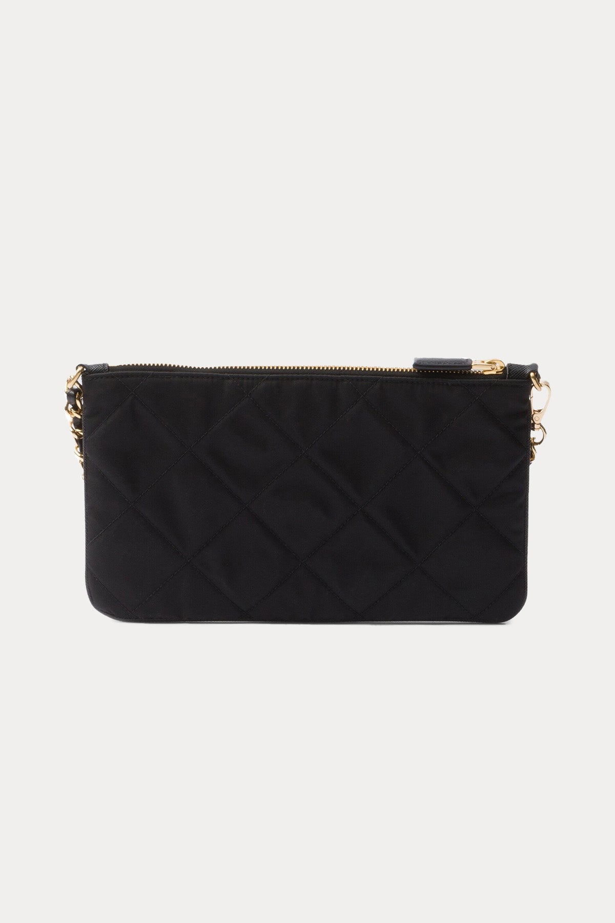 Prada Re-Nylon Zincir Örgü Clutch Çanta