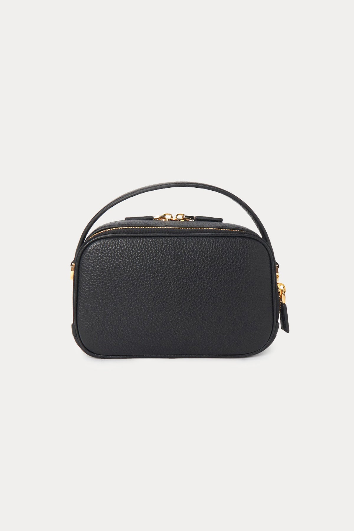 Prada Logolu Çift Bölmeli Deri Small Omuz Çantası