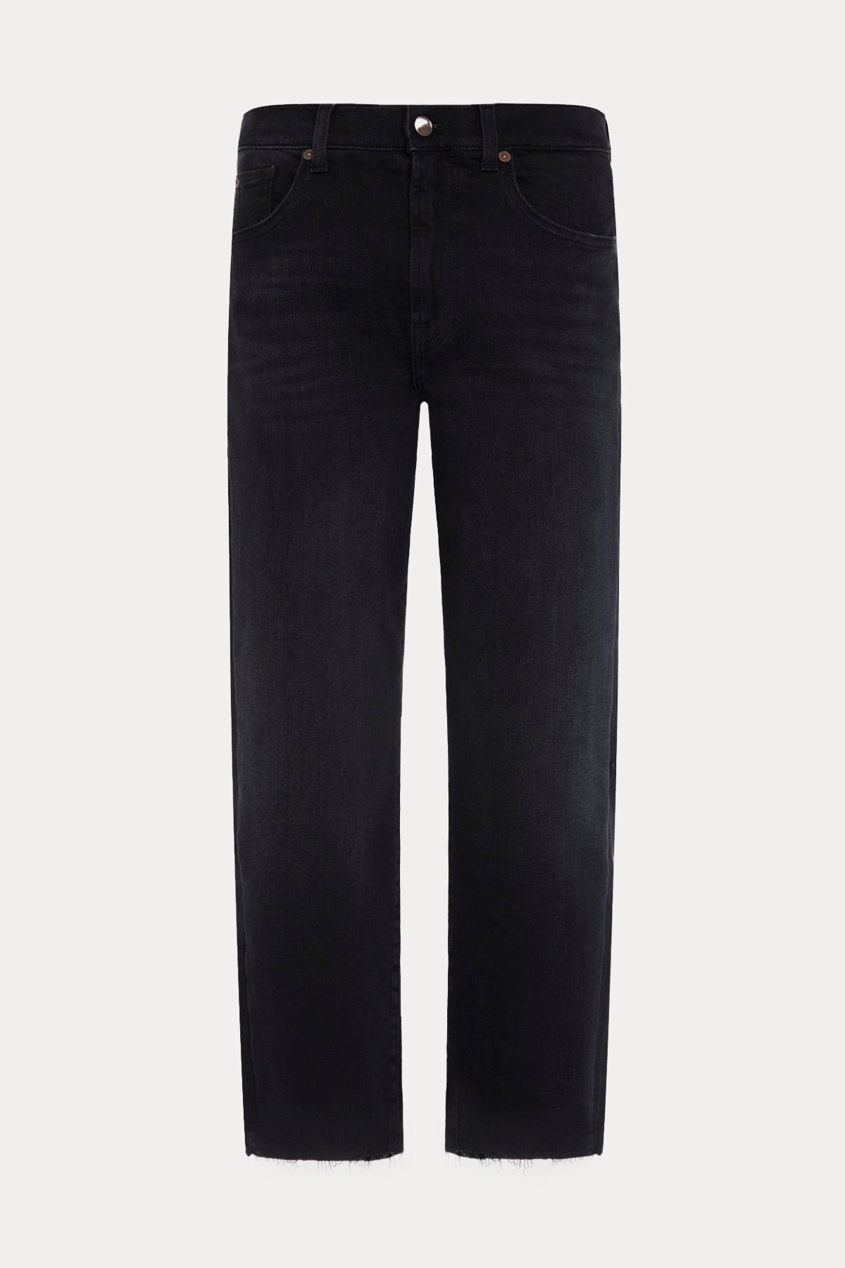 7 For All Mankind The Modern Straight Fit Yüksek Bel Jeans-Jeans-Libas