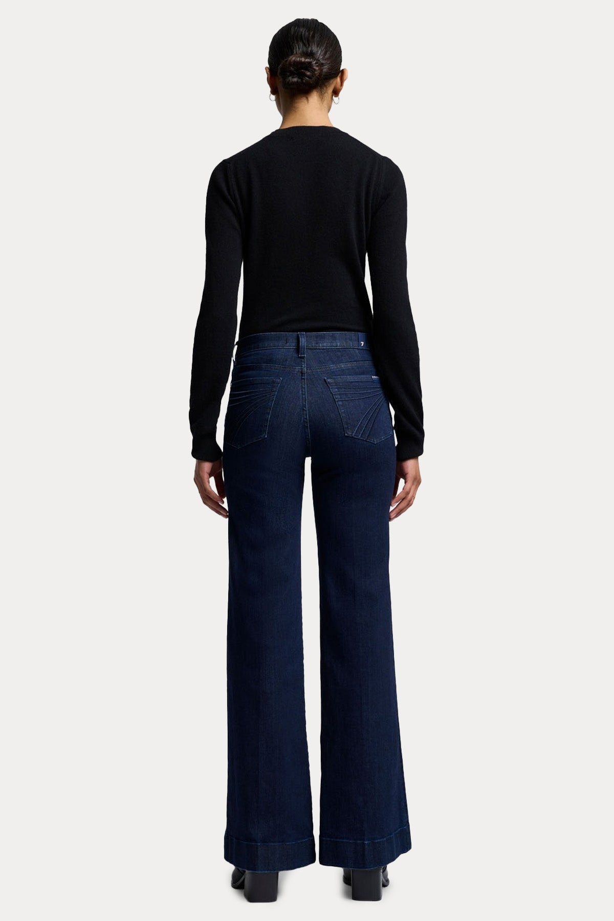 7 For All Mankind Yüksek Bel Modern Dojo Jeans-Jeans-Libas