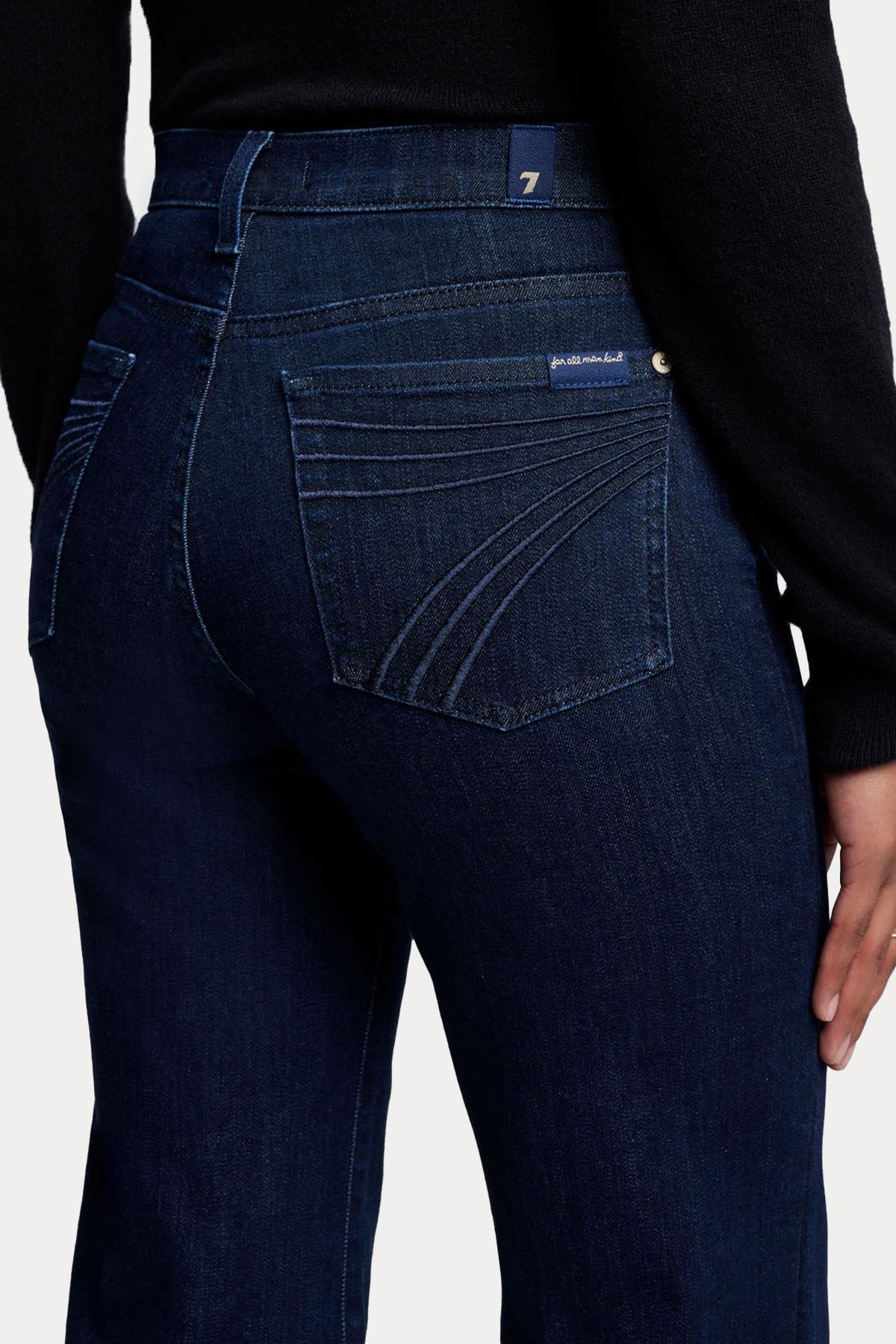 7 For All Mankind Yüksek Bel Modern Dojo Jeans-Jeans-Libas
