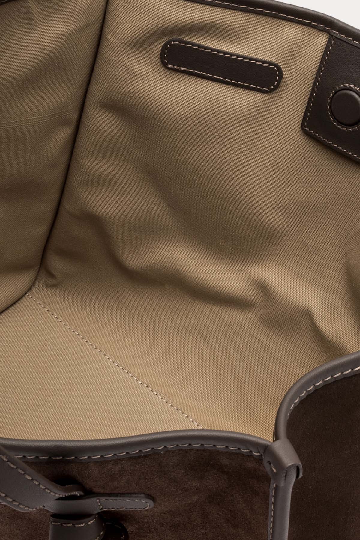 Gianni Chiarini Marcella Süet Shopping Bag Çanta-Çanta-Libas