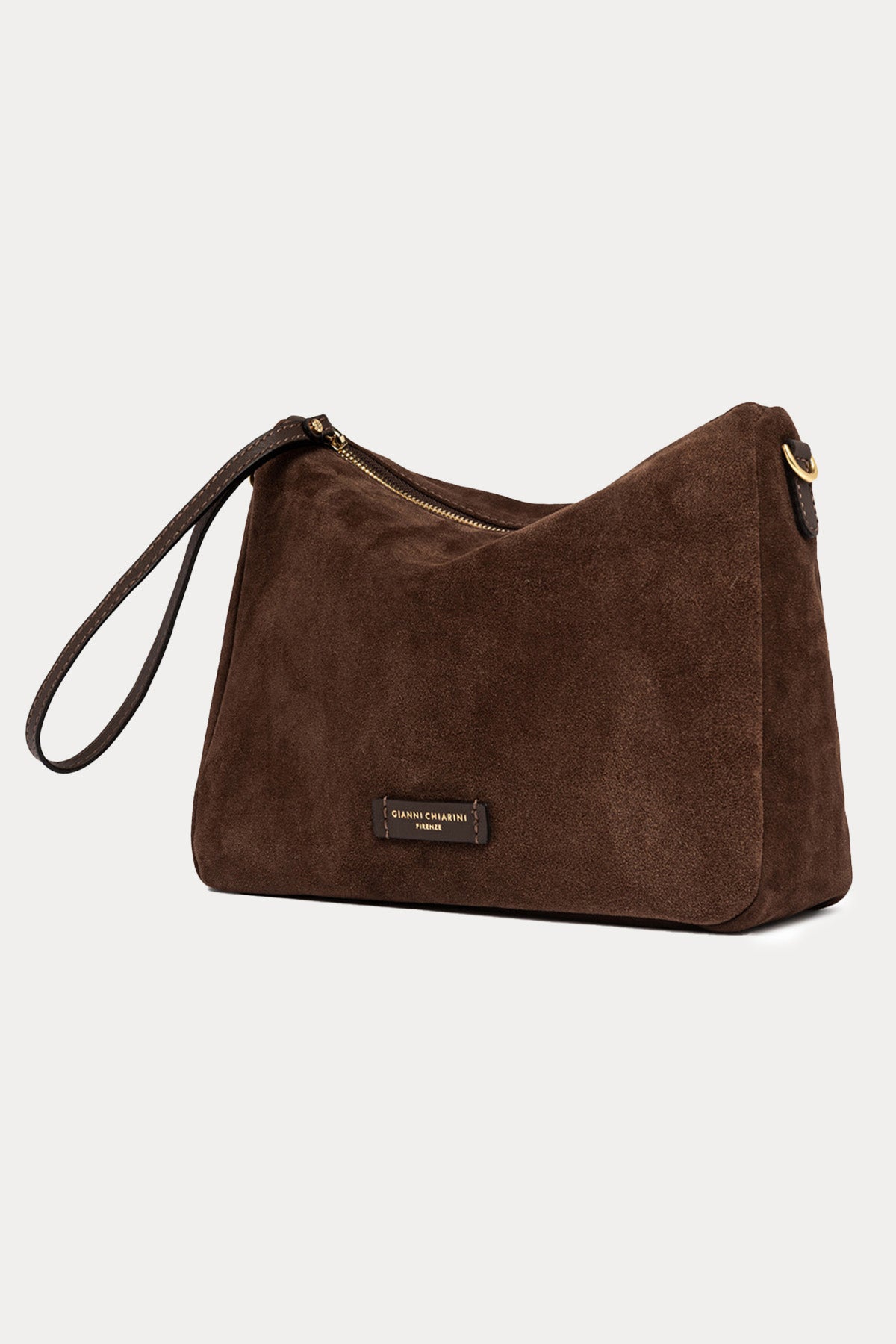 Gianni Chiarini Nora Pouch Süet Clutch Çanta