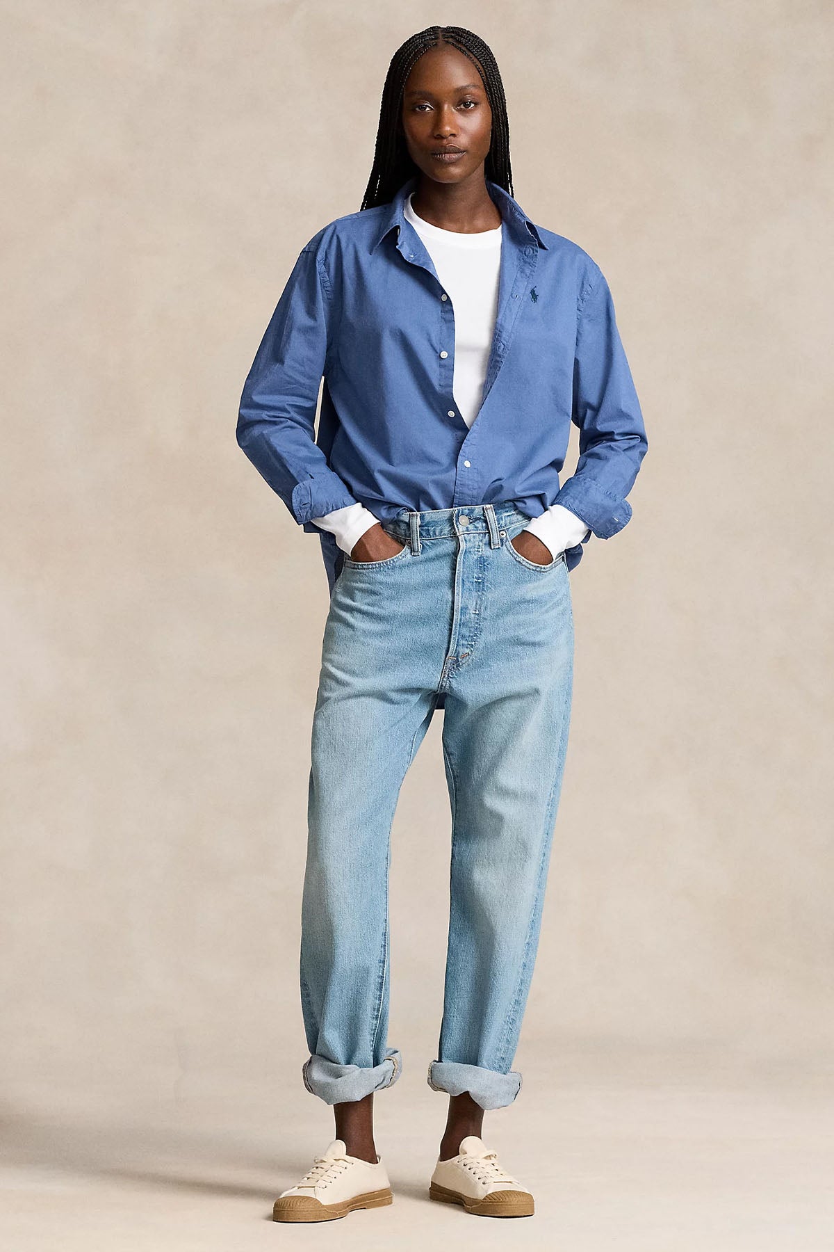 Polo Ralph Lauren Logolu Geniş Kesim Gömlek