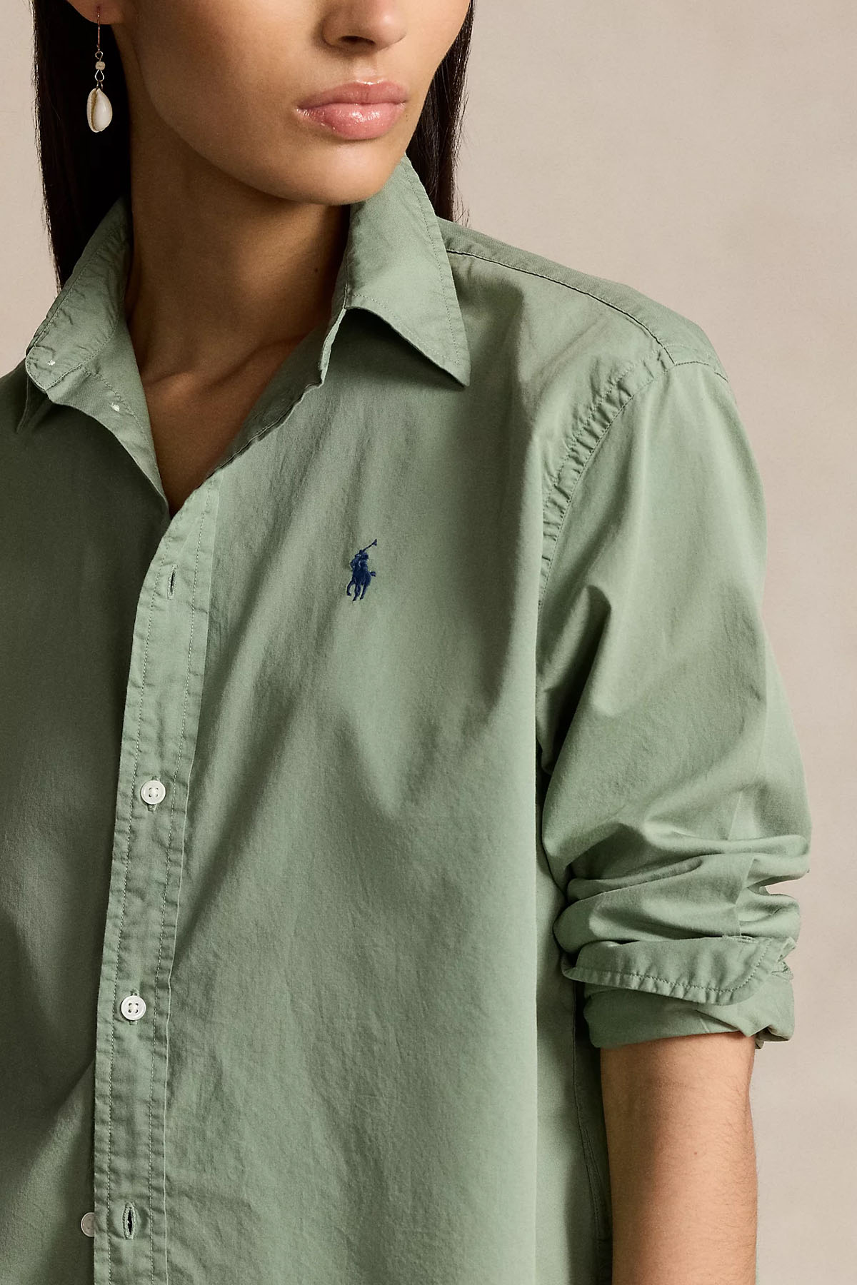 Polo Ralph Lauren Logolu Geniş Kesim Gömlek