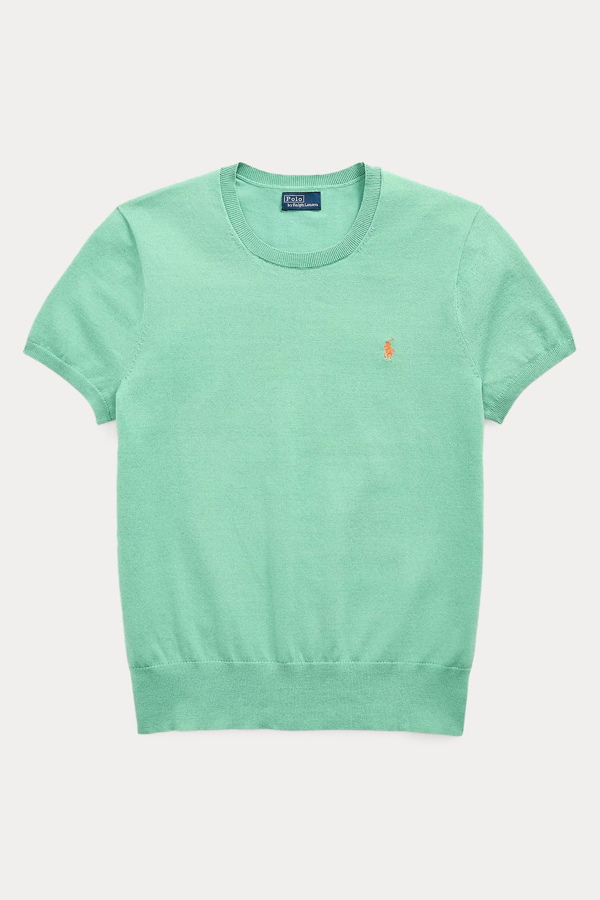 Polo Ralph Lauren Yuvarlak Yaka Logolu İnce Örgü Triko