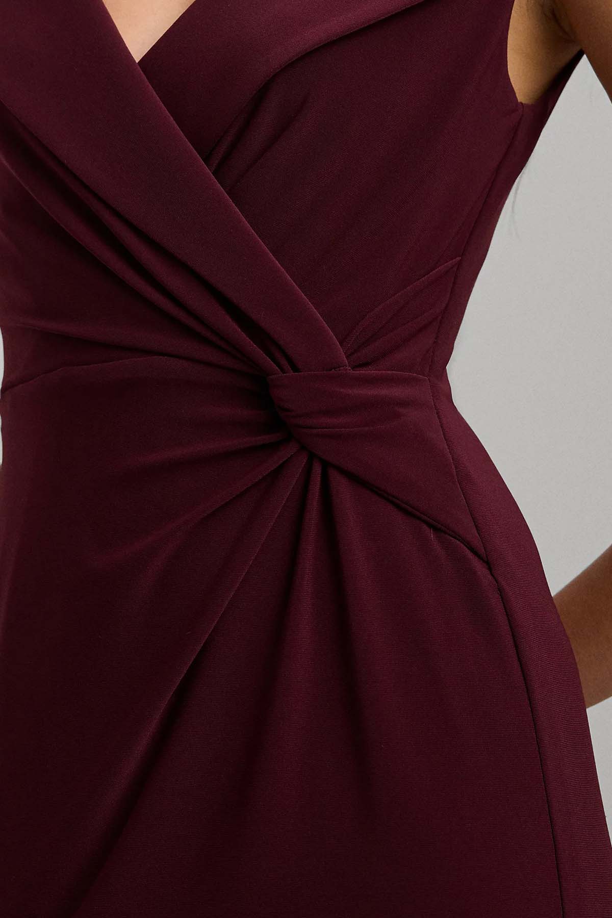 Polo Ralph Lauren Derin V Yaka Mini Abiye Elbise