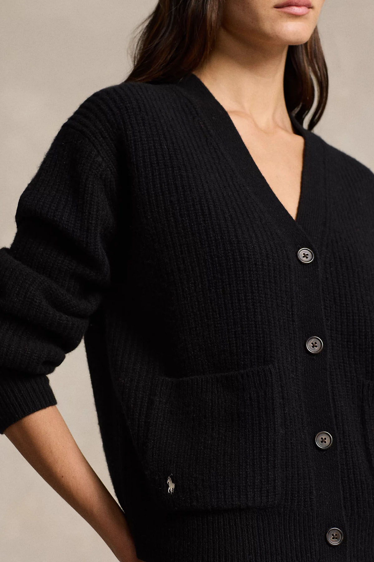 Polo Ralph Lauren Kaşmir Örgü Yün Triko Ceket