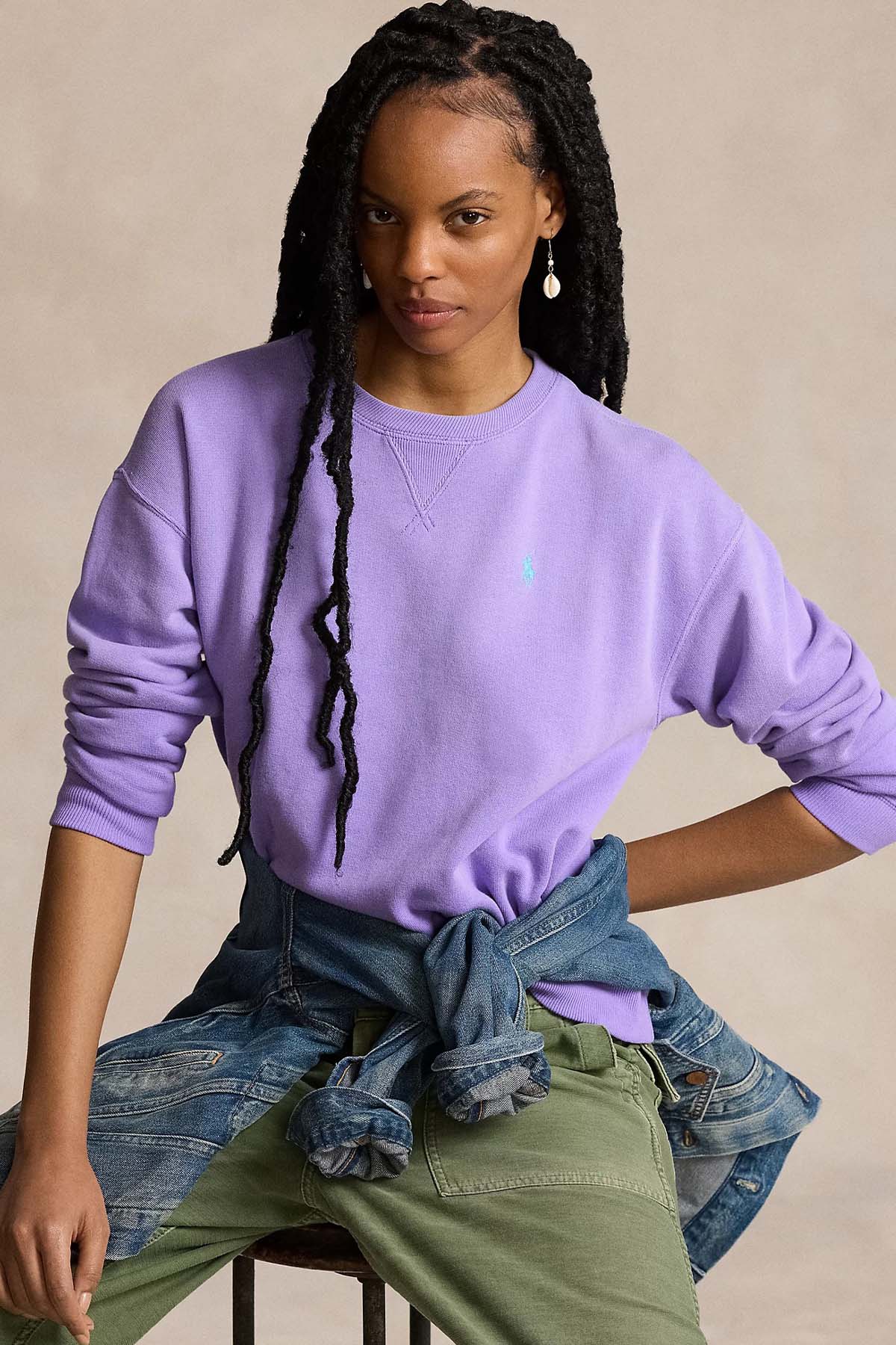 Polo Ralph Lauren Relaxed Fit Yuvarlak Yaka Sweatshirt