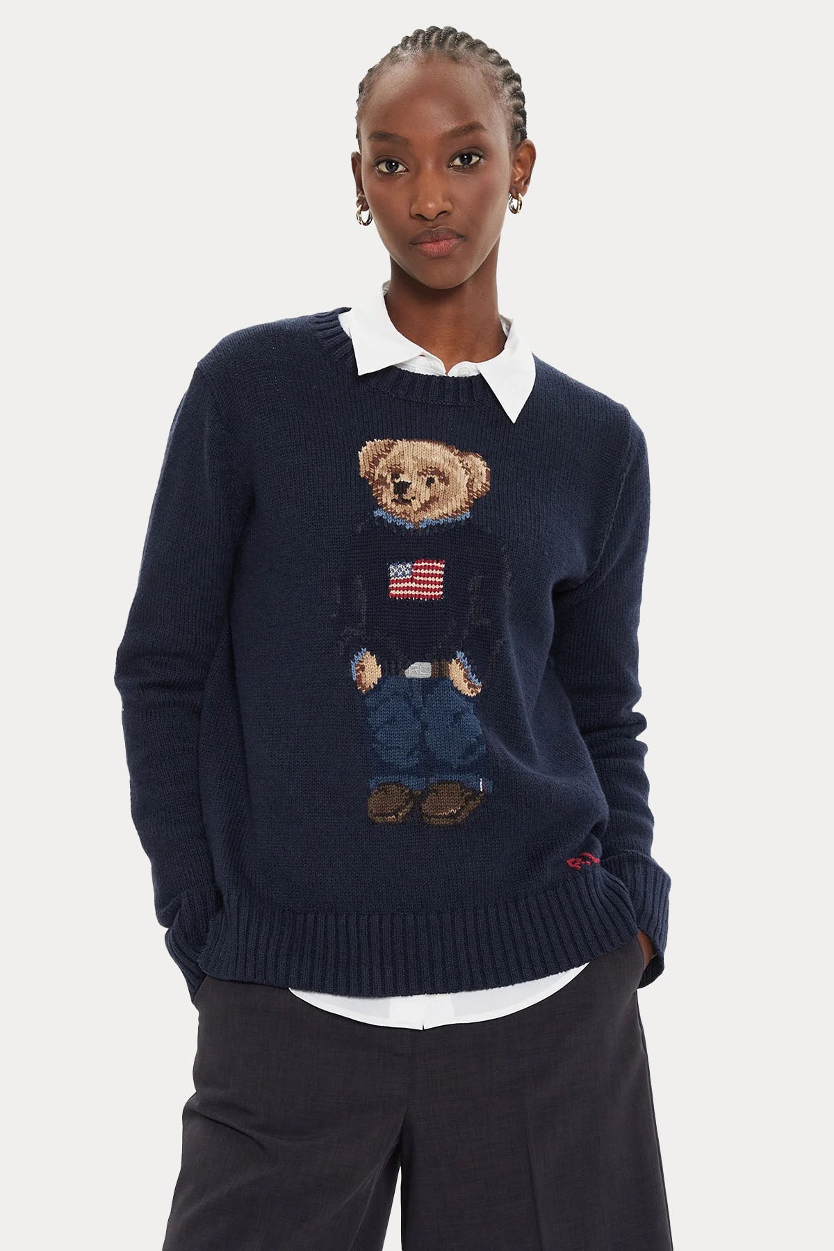 Polo Ralph Lauren Polo Bear Örgü Keten Triko 211927070001
