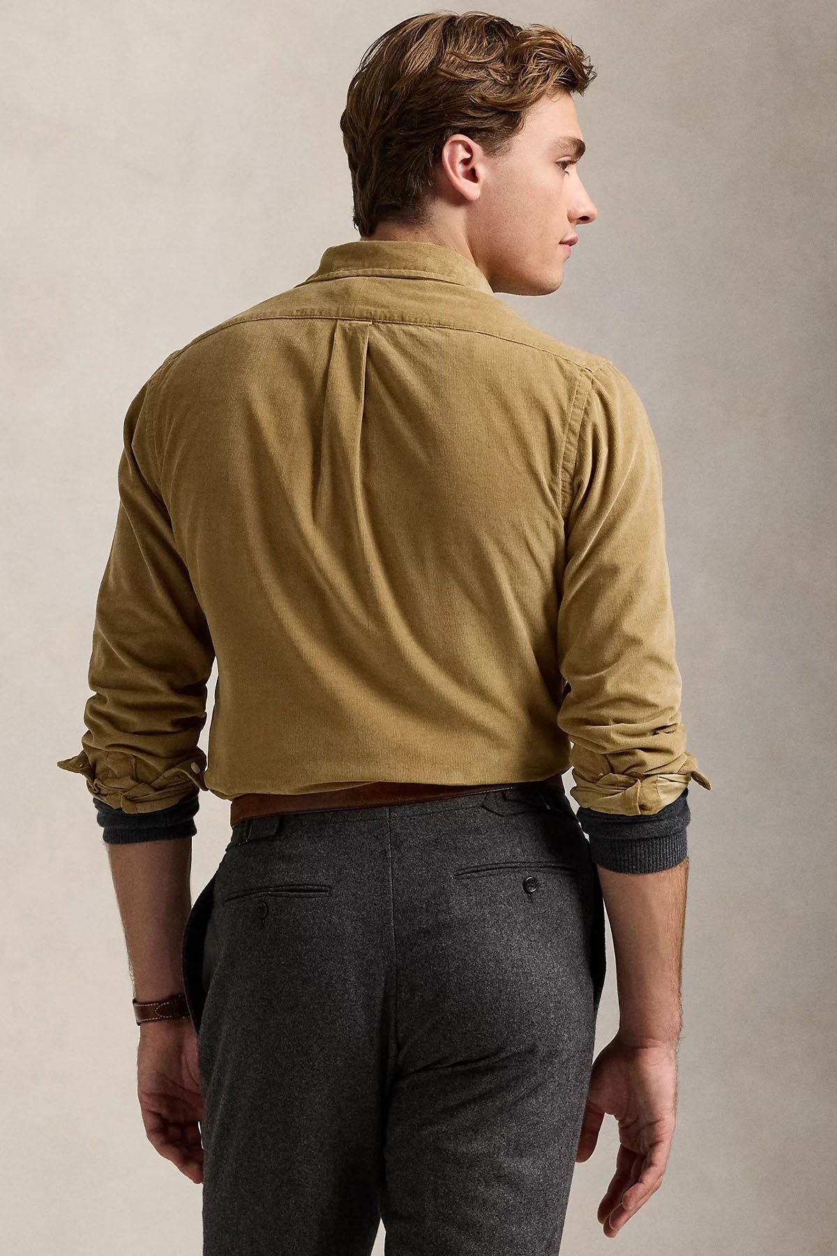 Polo Ralph Lauren Custom Fit Fitilli Kadife Gömlek-Gömlek-Libas
