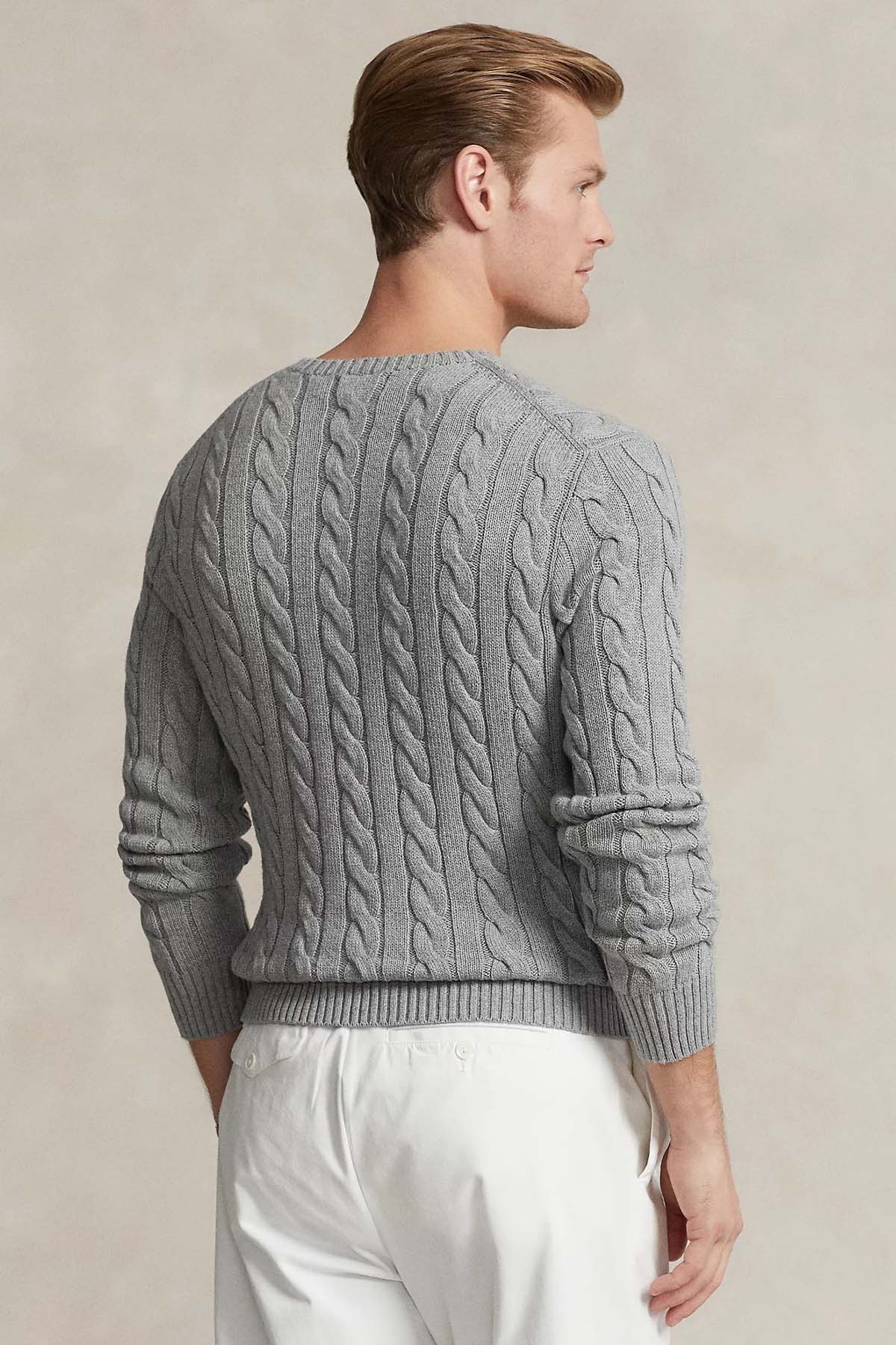 Polo Ralph Lauren Kaşmir Saç Örgü Yün Triko-Triko-Libas