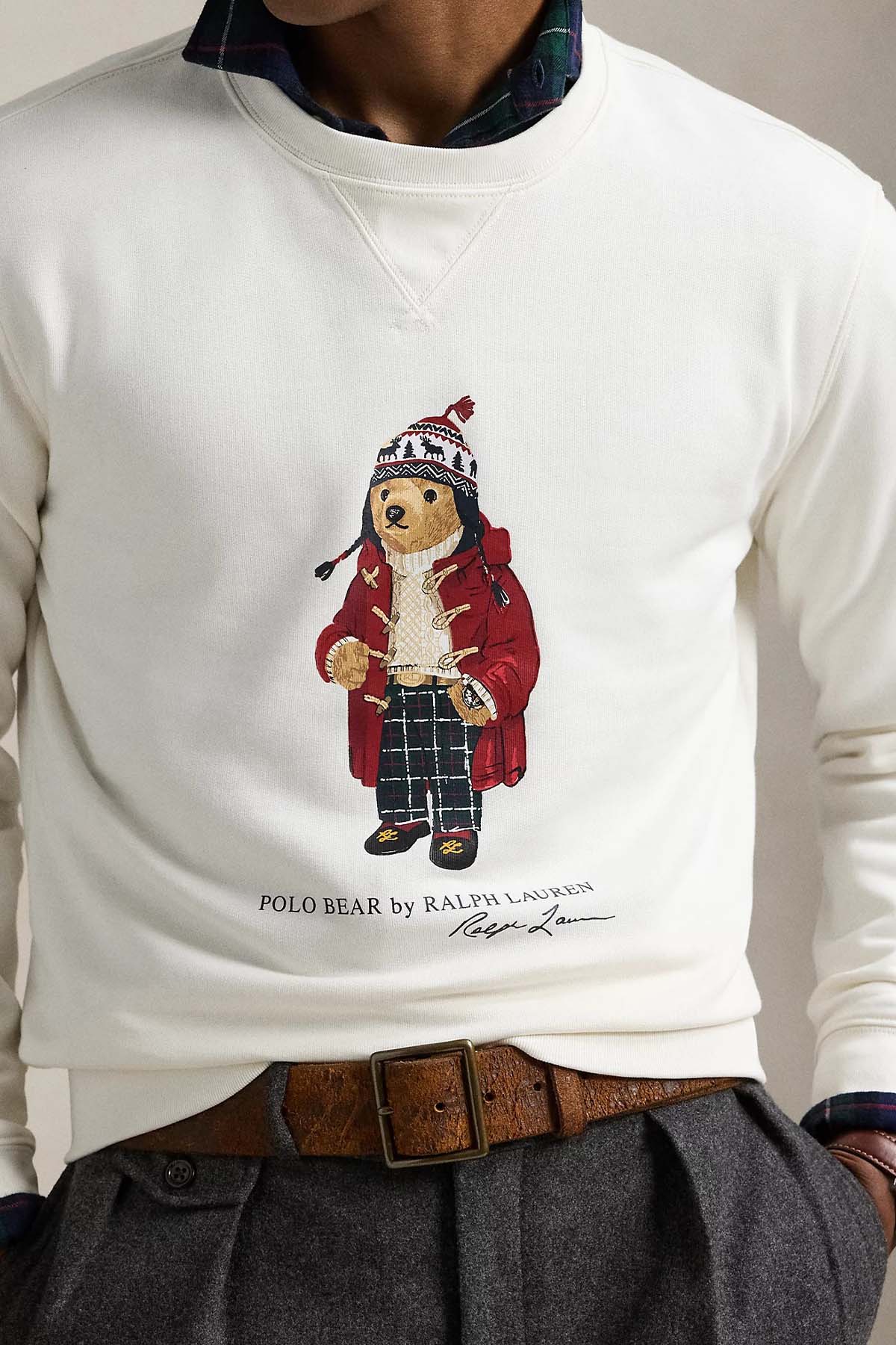 Polo Ralph Lauren Yuvarlak Yaka Polo Bear Sweatshirt