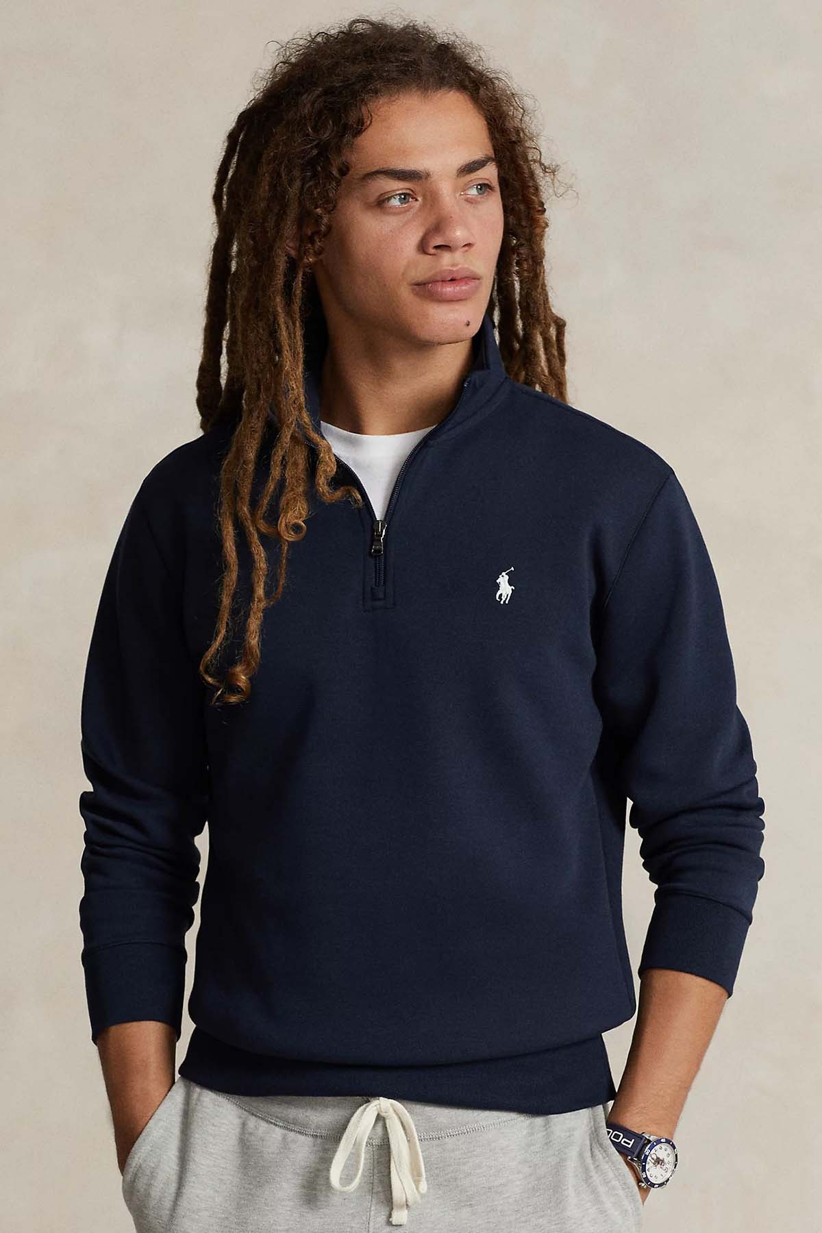 Polo Ralph Lauren Yarım Fermuarlı Dik Yaka Sweatshirt 710922557002