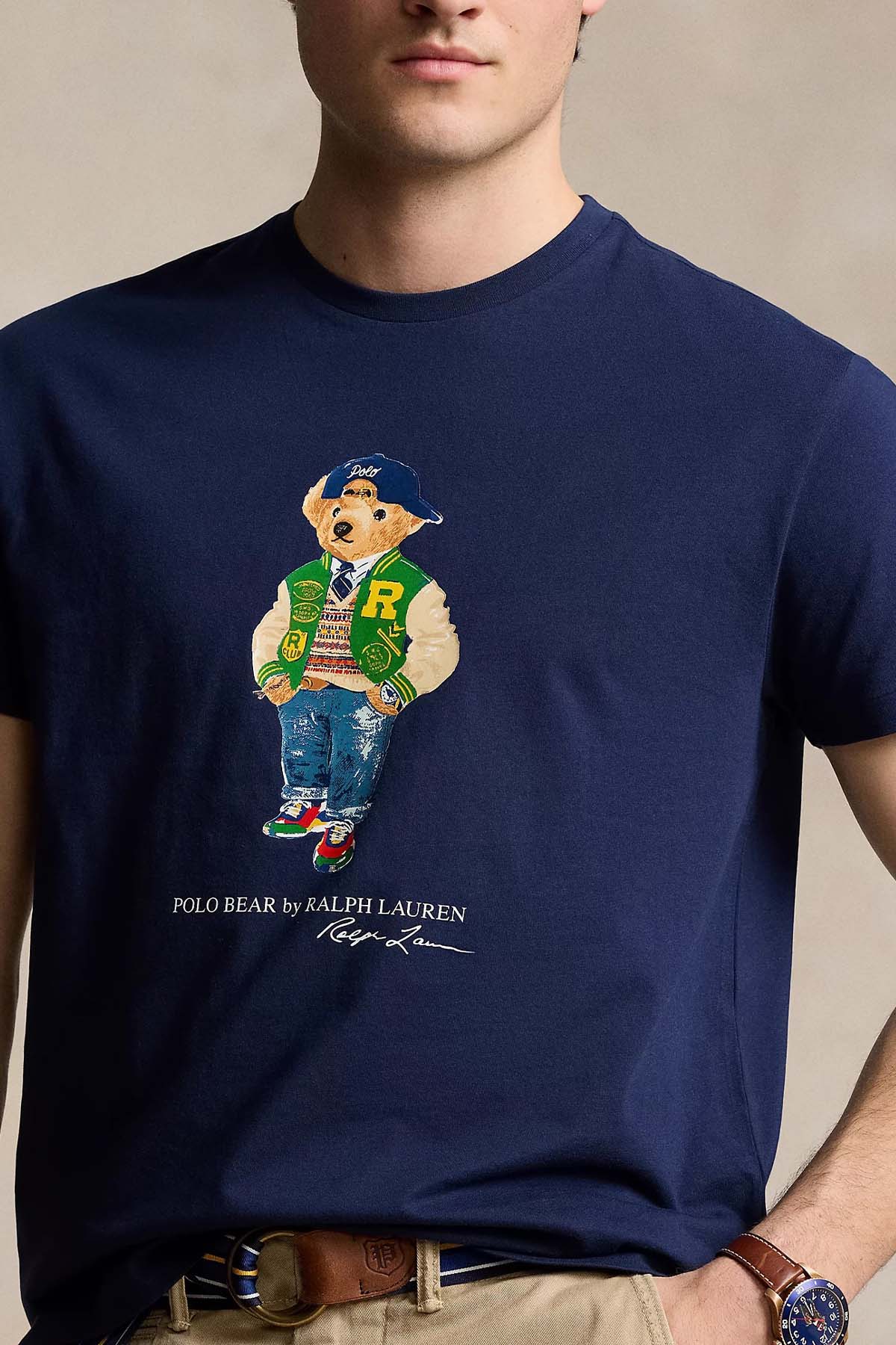 Polo Ralph Lauren Classic Fit Polo Bear Yuvarlak Yaka T-shirt-T-shirt-Libas