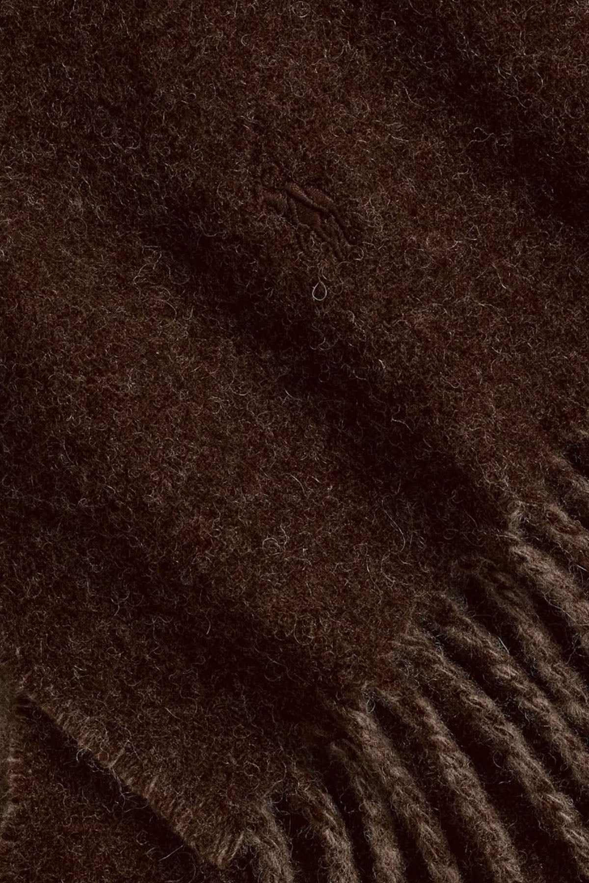 Polo Ralph Lauren Unisex Çift Taraflı Örgü Yün Atkı