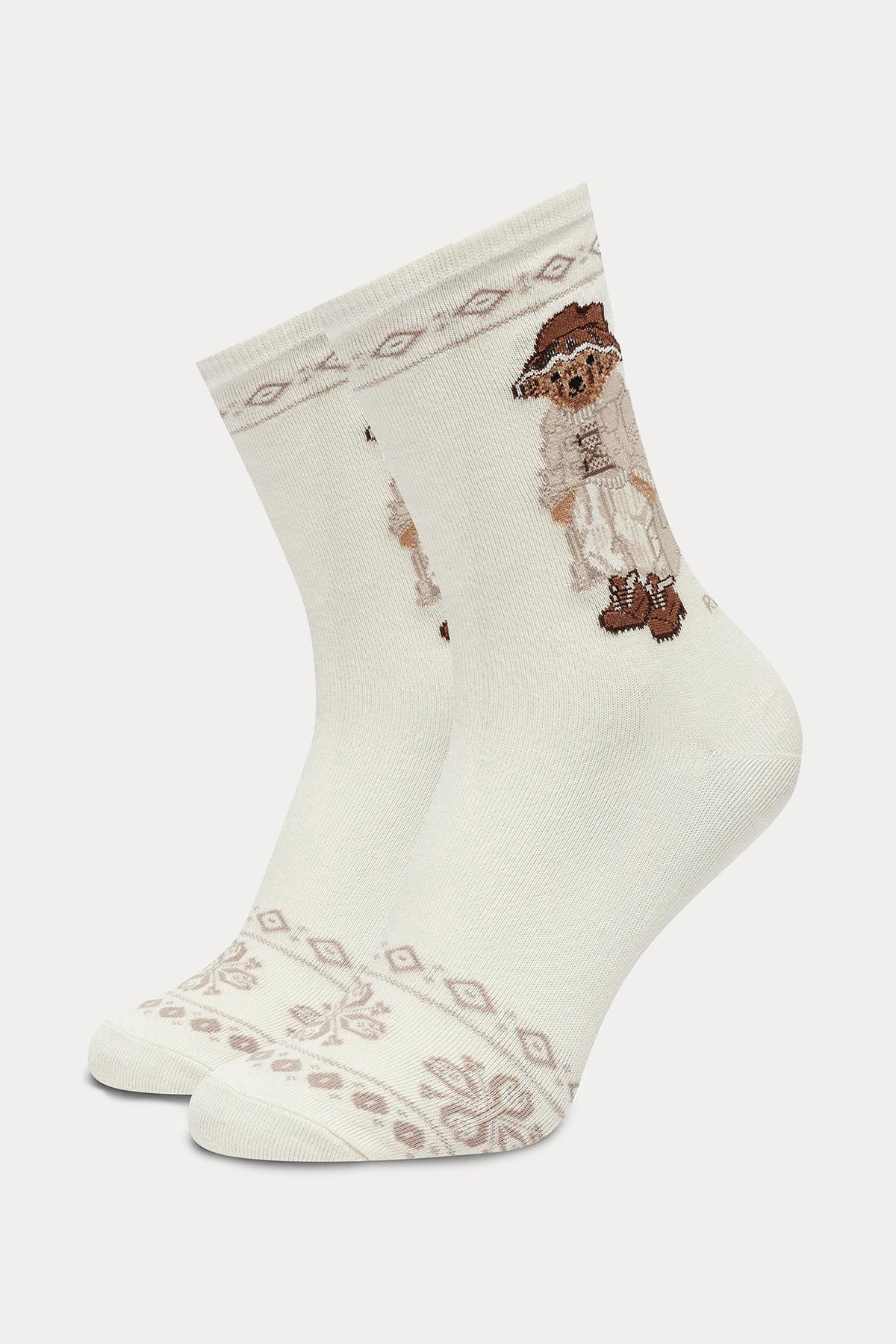 Polo Ralph Lauren Polo Bear Etnik Desenli Örgü Çorap