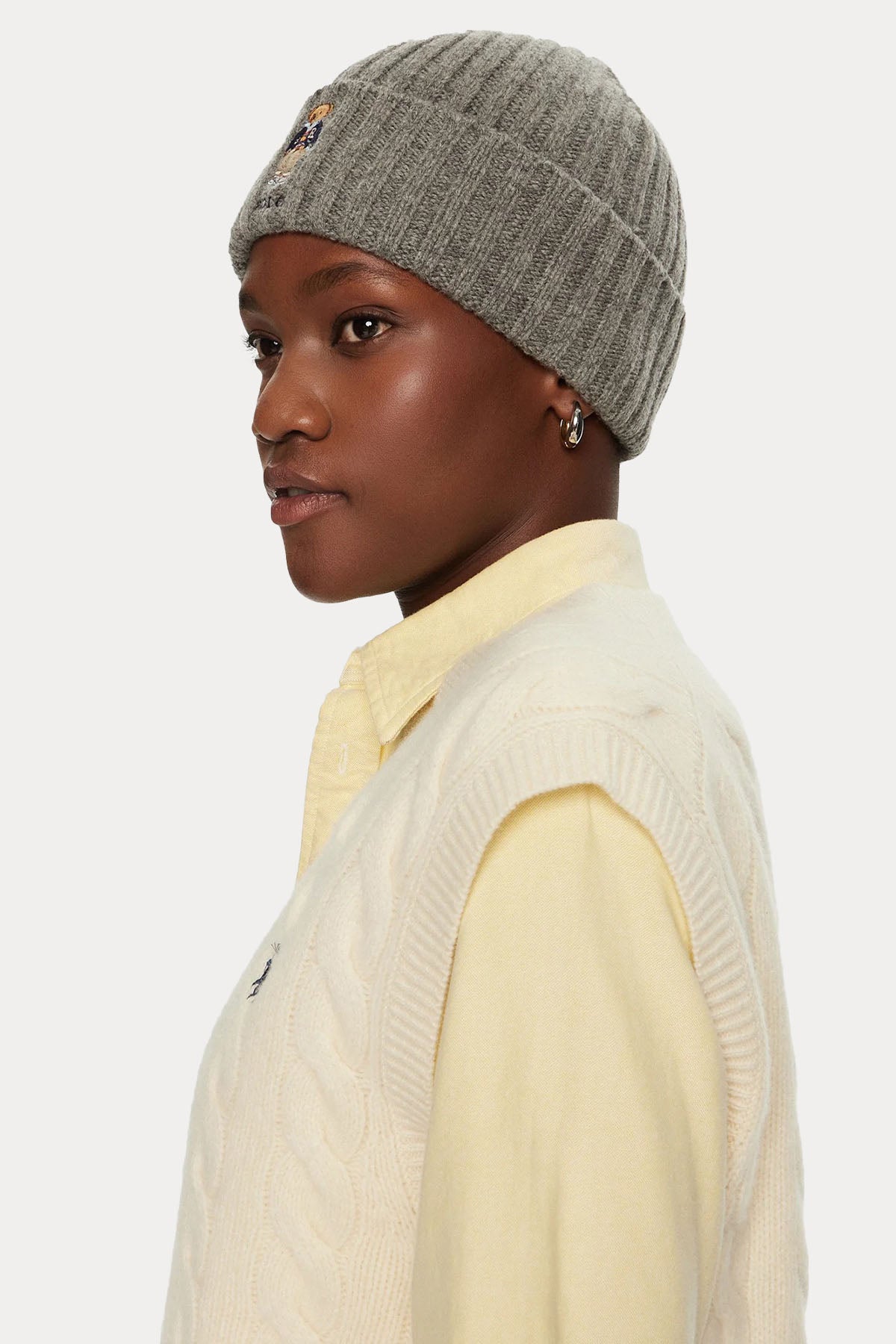 Polo Ralph Lauren Unisex Polo Bear Örgü Yün Bere