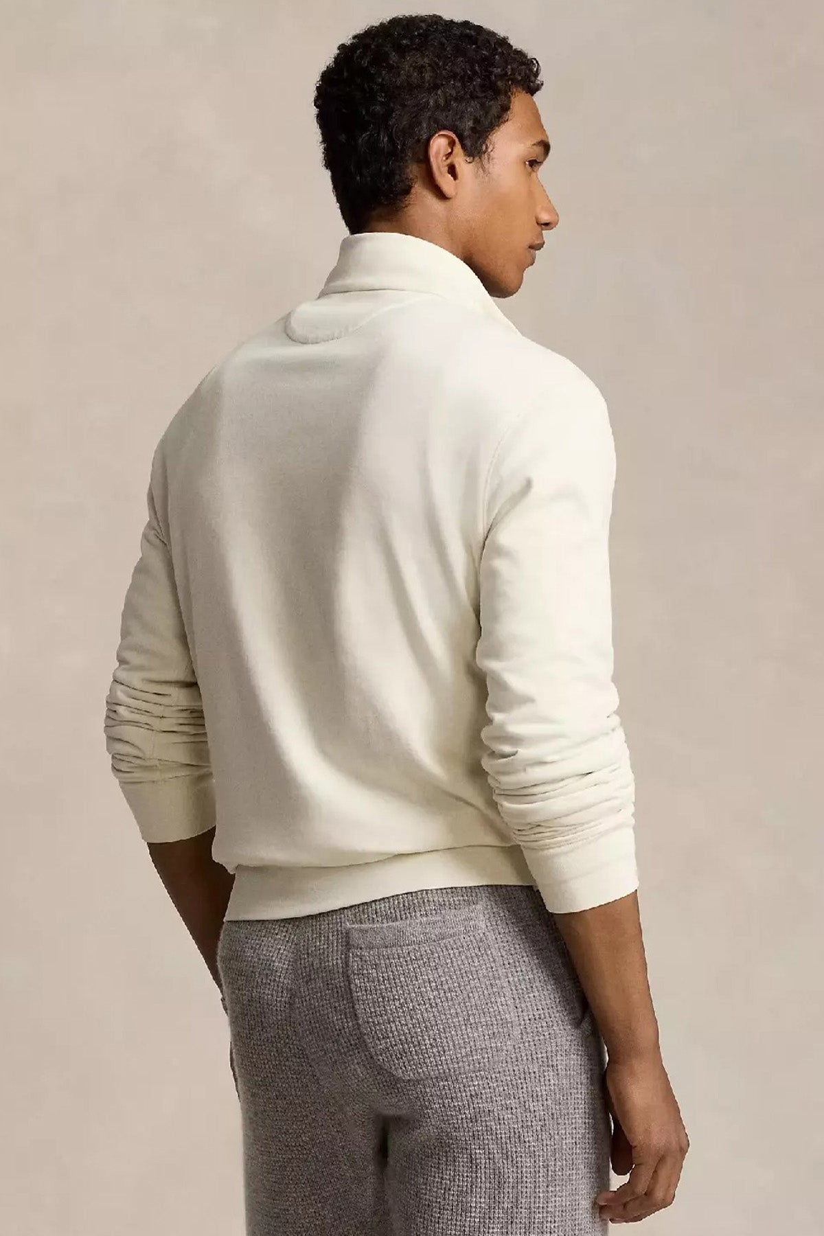 トップス Ralph Lauren Polo Polo Ralph Lauren Dik Yaka Yarım Fermuarlı Sweatshirt 710812963057