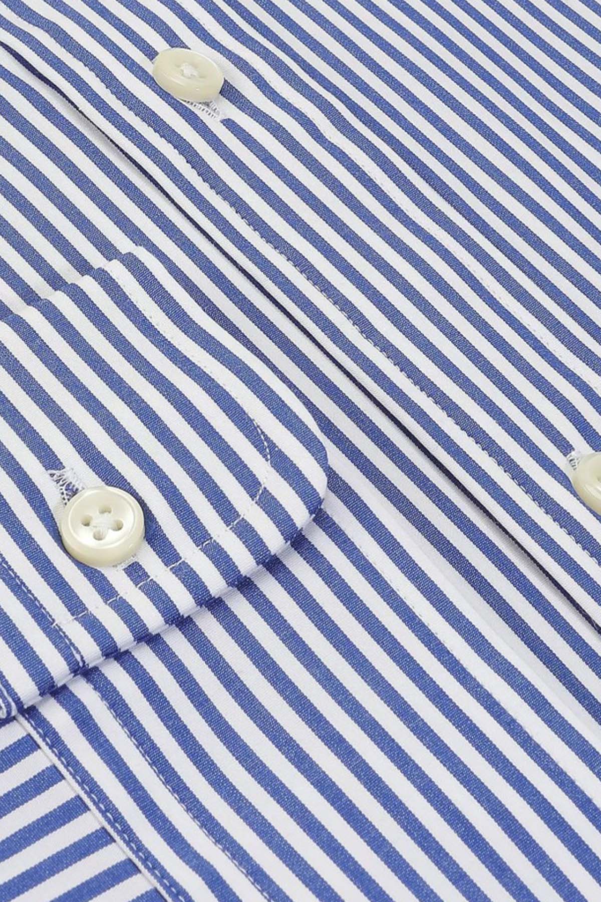 Polo Ralph Lauren Custom Fit Çizgili Streç Gömlek