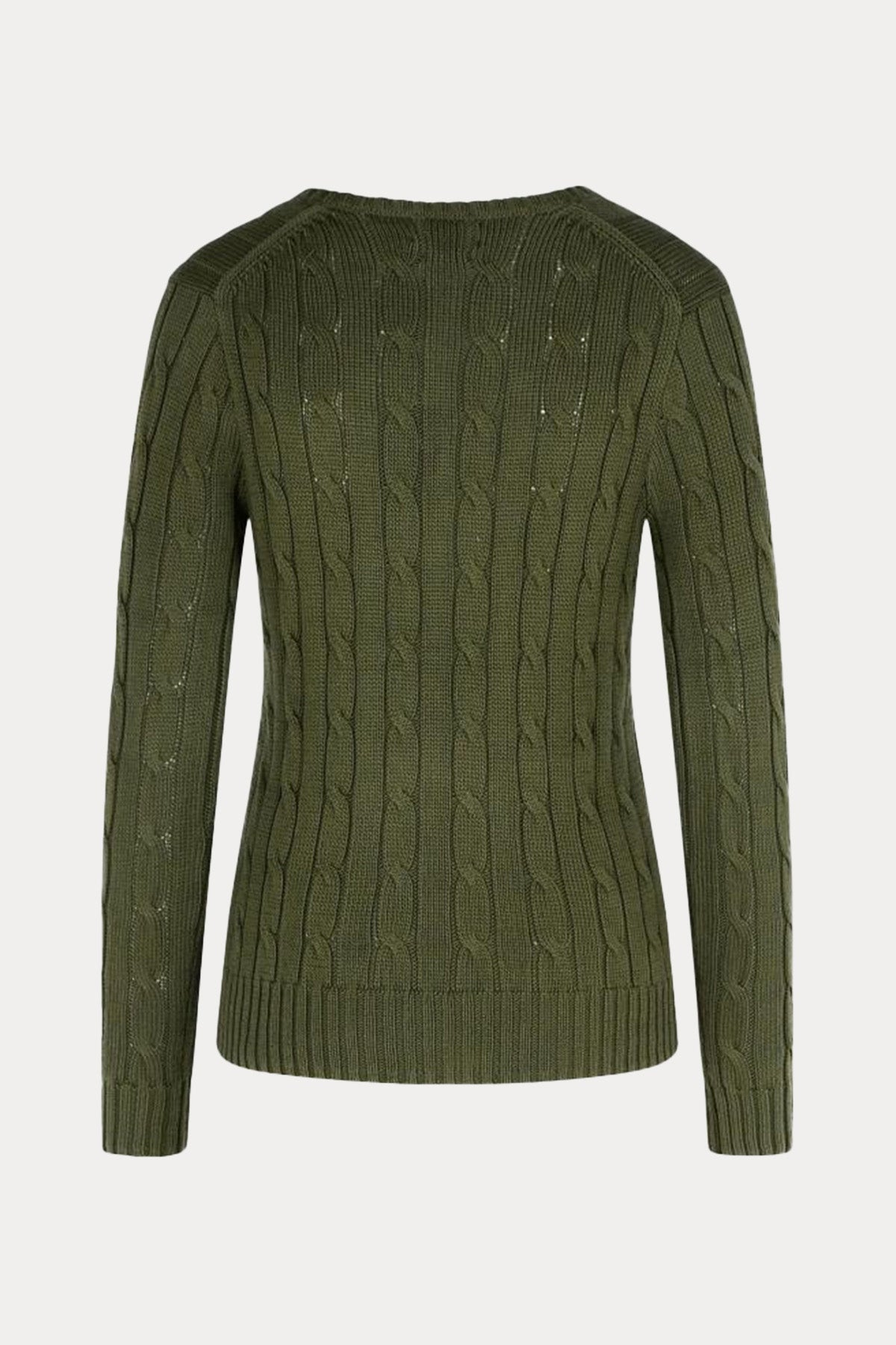 Polo Ralph Lauren Pima Cotton Slim Fit V Yaka Saç Örgü Triko