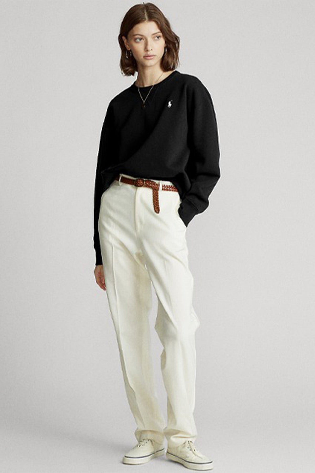 Polo Ralph Lauren Relaxed Fit Yuvarlak Yaka Sweatshirt