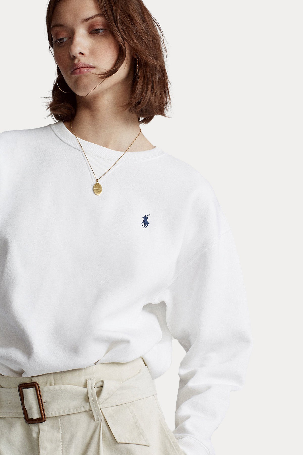 Polo Ralph Lauren Relaxed Fit Yuvarlak Yaka Sweatshirt