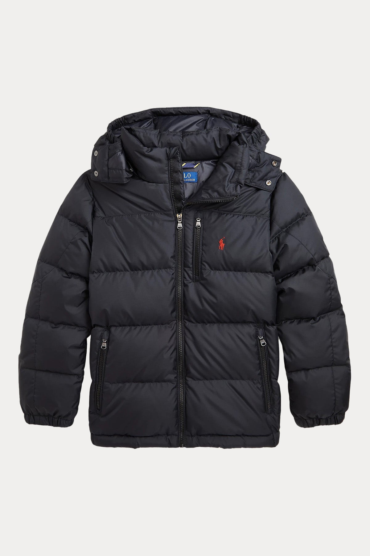 Polo Ralph Lauren Kids S-M Beden Unisex Çocuk Kapüşonlu Puffer Mont