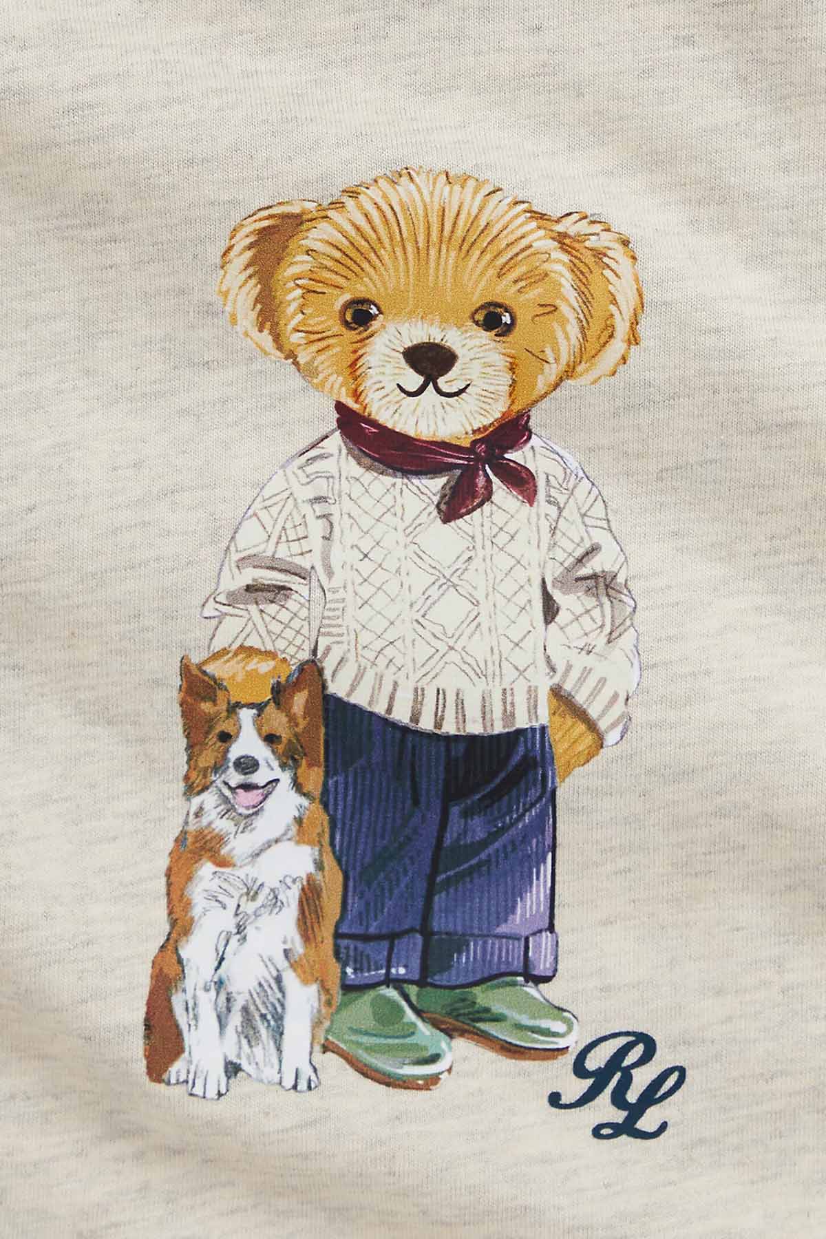 Polo Ralph Lauren Kids 18-24 Aylık Unisex Bebek Polo Bear T-shirt