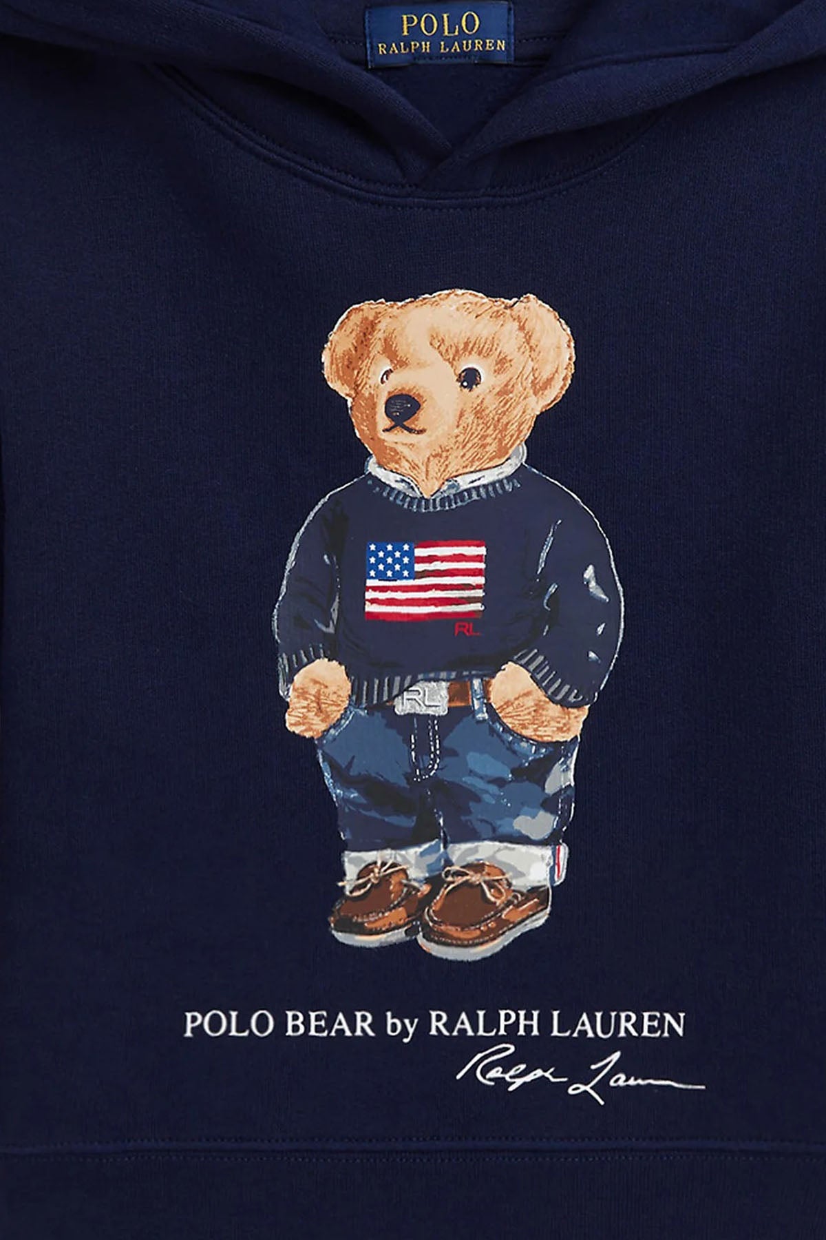 Polo Ralph Lauren Kids 5-7 Yaş Unisex Çocuk Polo Bear Kapüşonlu Sweatshirt-Sweatshirt-Libas
