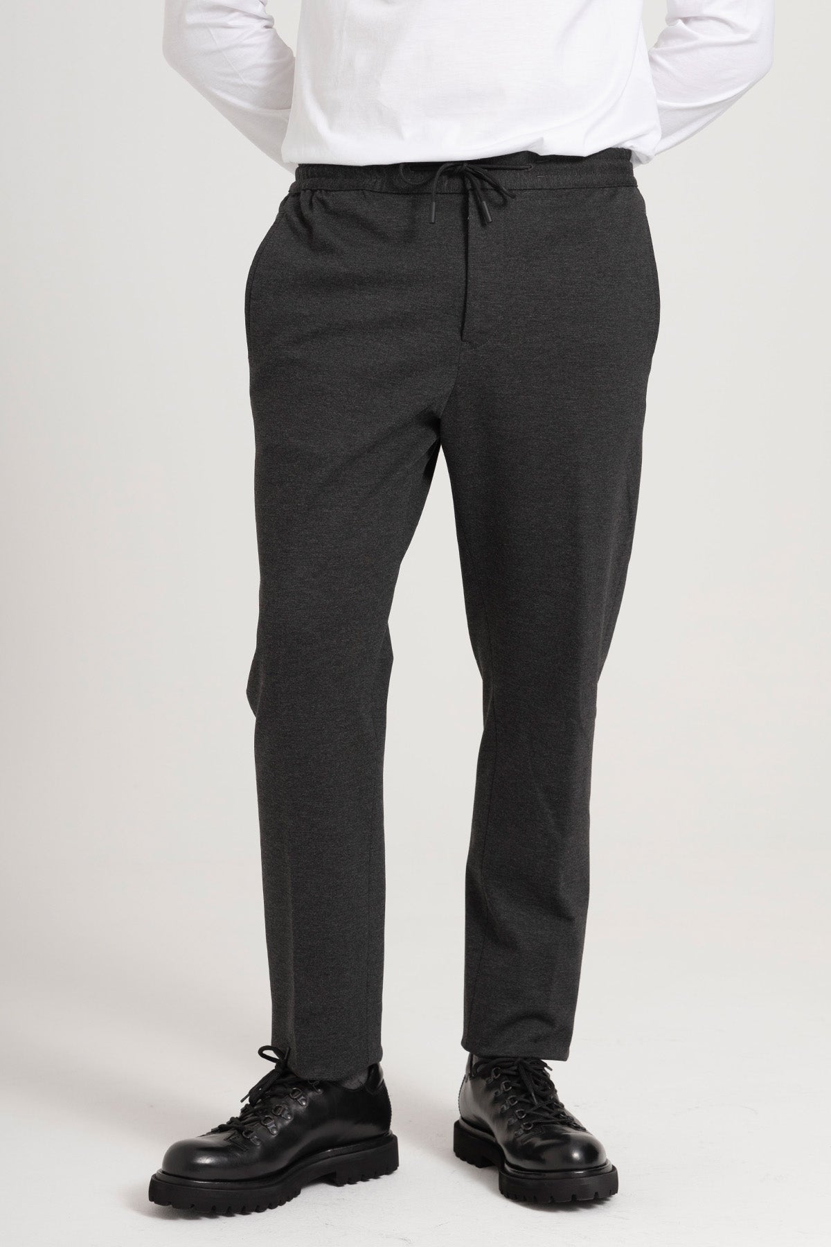 Pantaloni Torino Omega Beli Lastikli Yandan Cepli Streç Pantolon