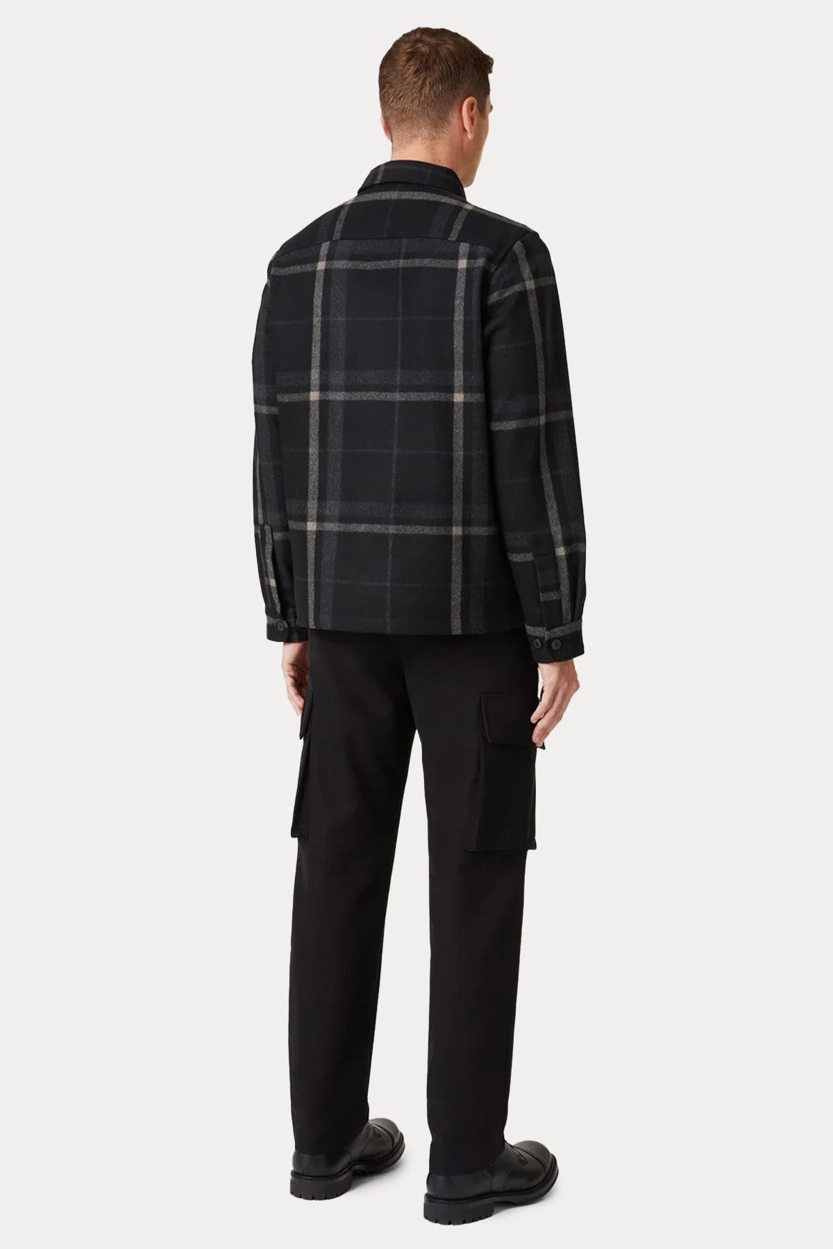 Belstaff Ekose Desenli Yün Ceket-Ceket-Libas