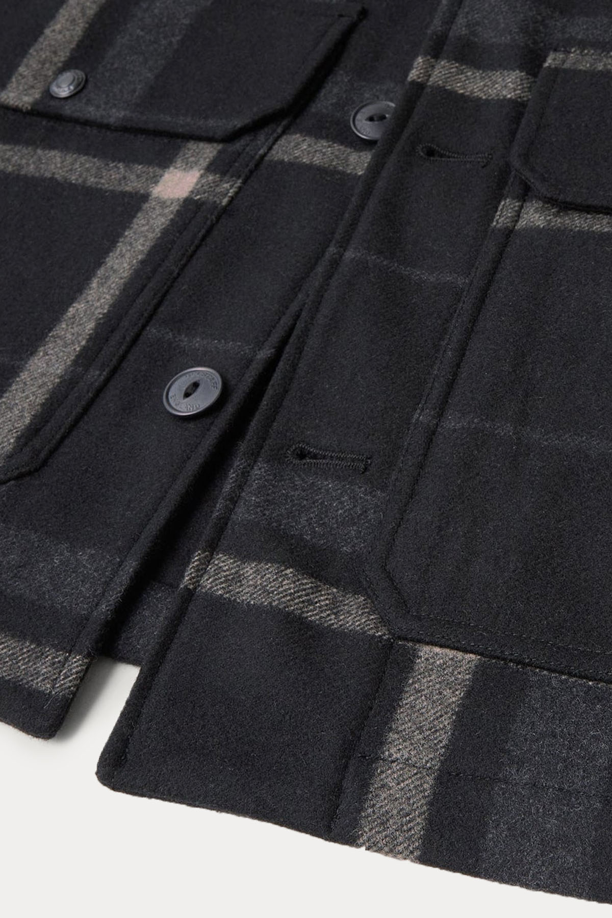 Belstaff Ekose Desenli Yün Ceket-Ceket-Libas