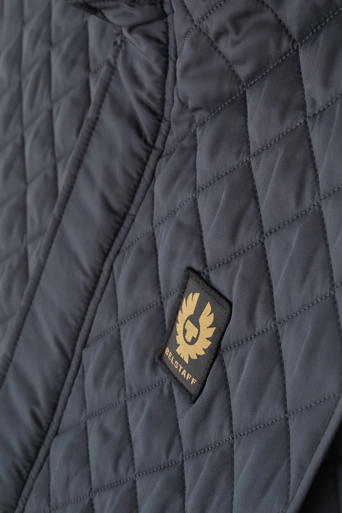 Belstaff Icon Gilet Dik Yaka Kapitone Puffer Yelek-Yelek-Libas