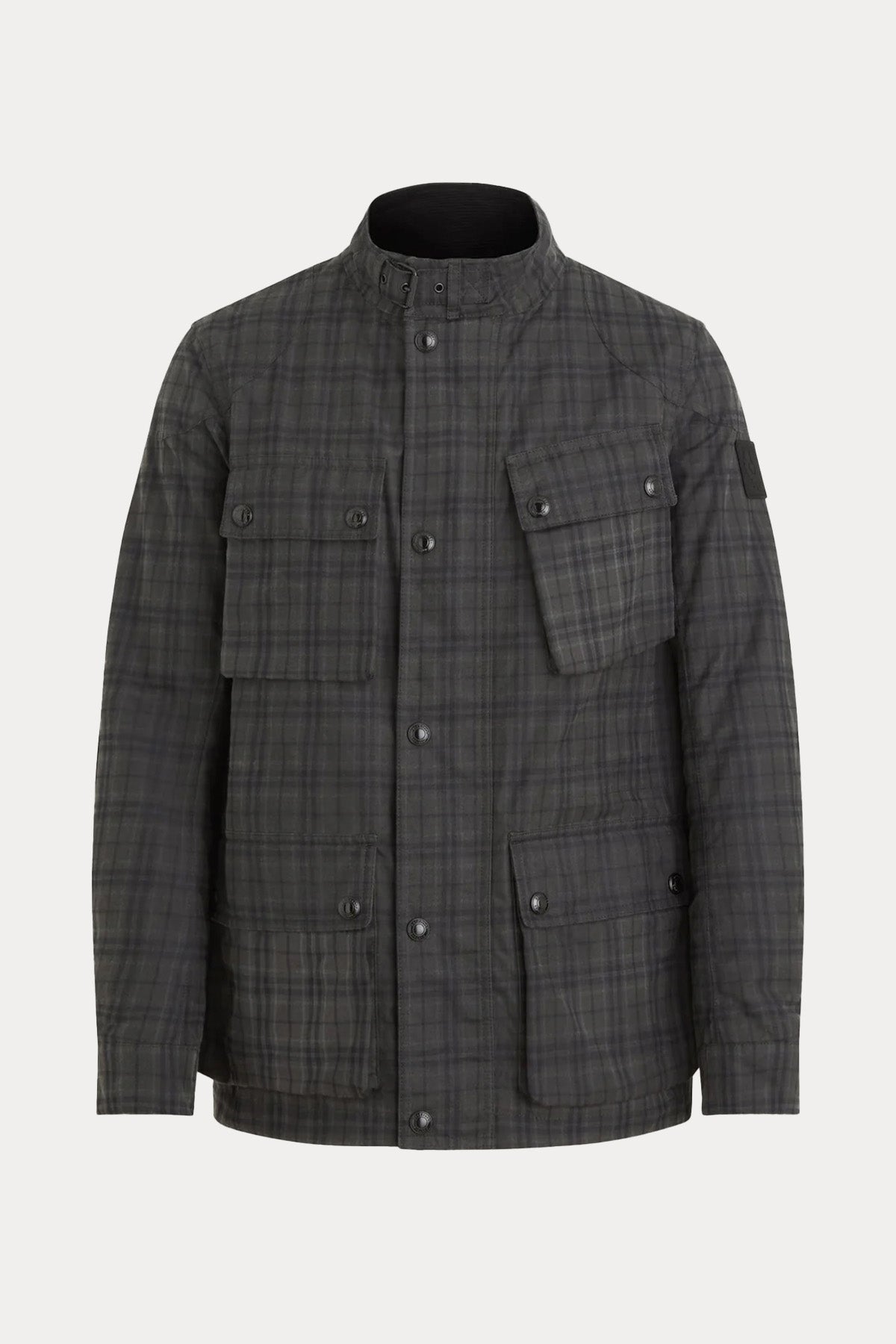 Fieldmaster Icon Belstaff Icon Fieldmaster Mumlu Kumaş Ekoseli Mont 105289