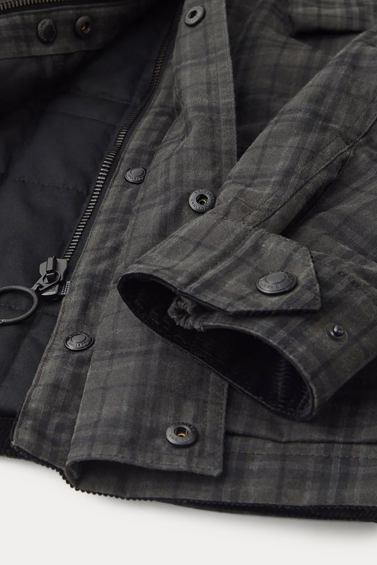 Belstaff Icon Fieldmaster Mumlu Kumaş Ekoseli Mont