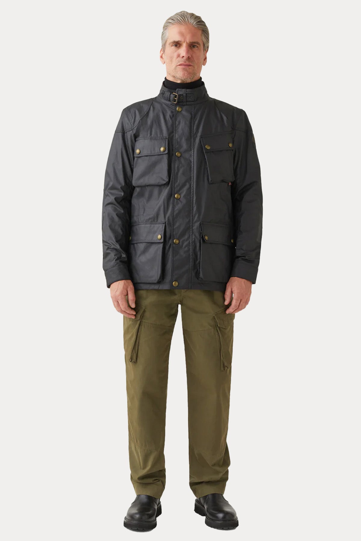 Belstaff Icon Fieldmaster Mumlu Kumaş Mont