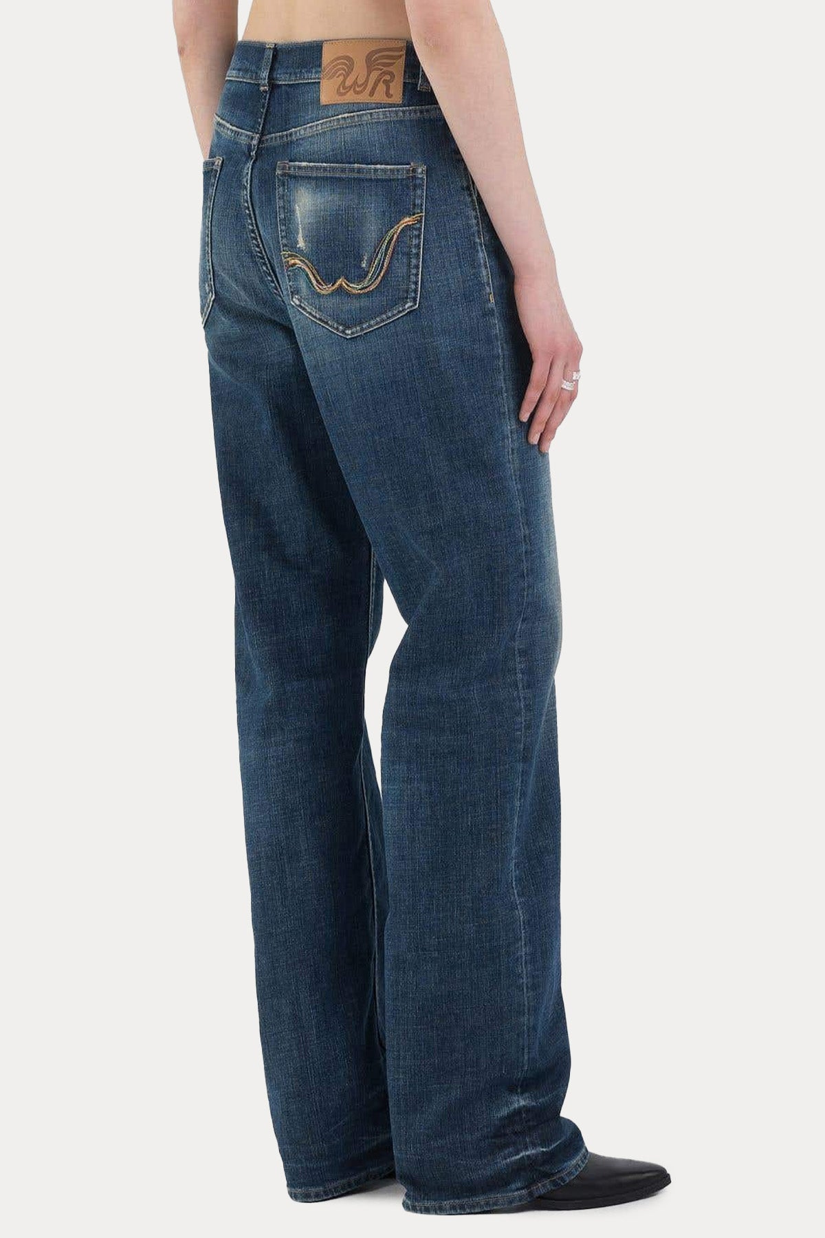 Replay Relaxed Fit Vintage Yıkamalı Jeans-Jeans-Libas