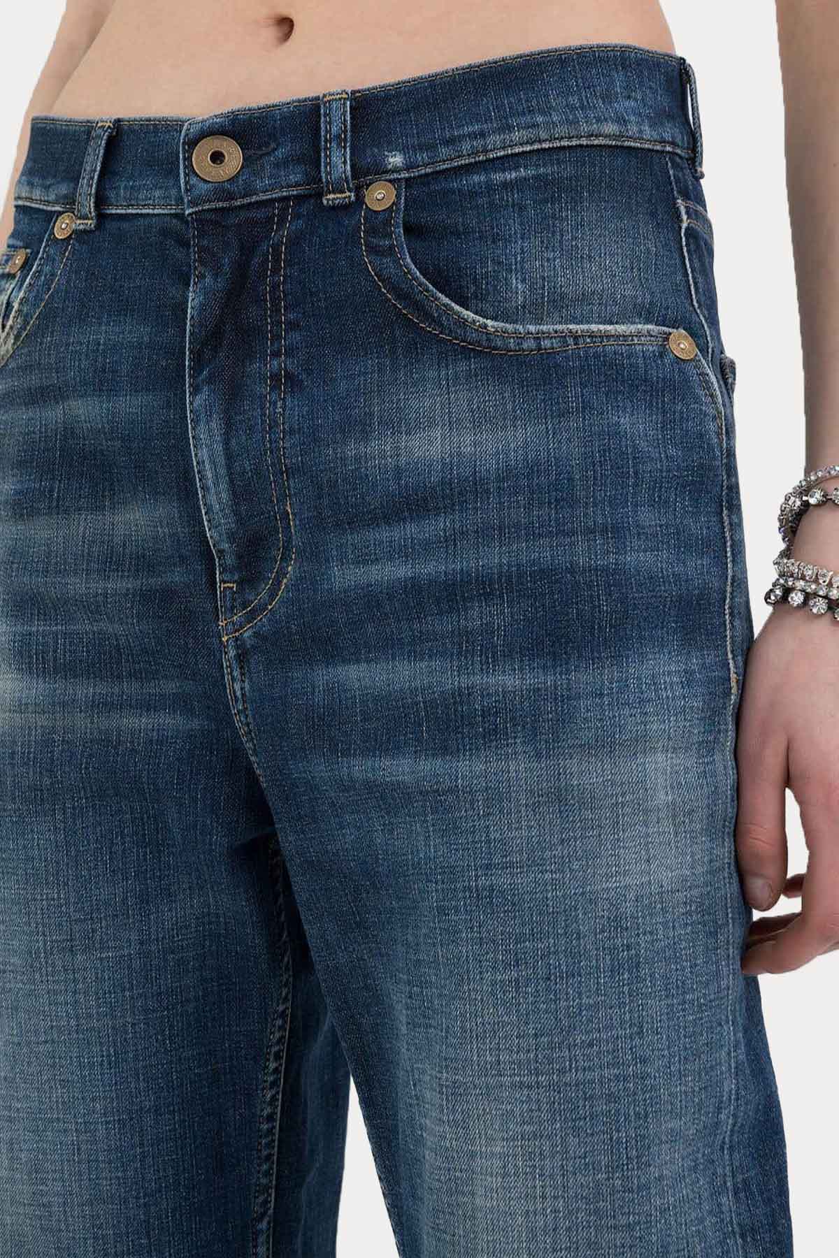 Replay Relaxed Fit Vintage Yıkamalı Jeans-Jeans-Libas