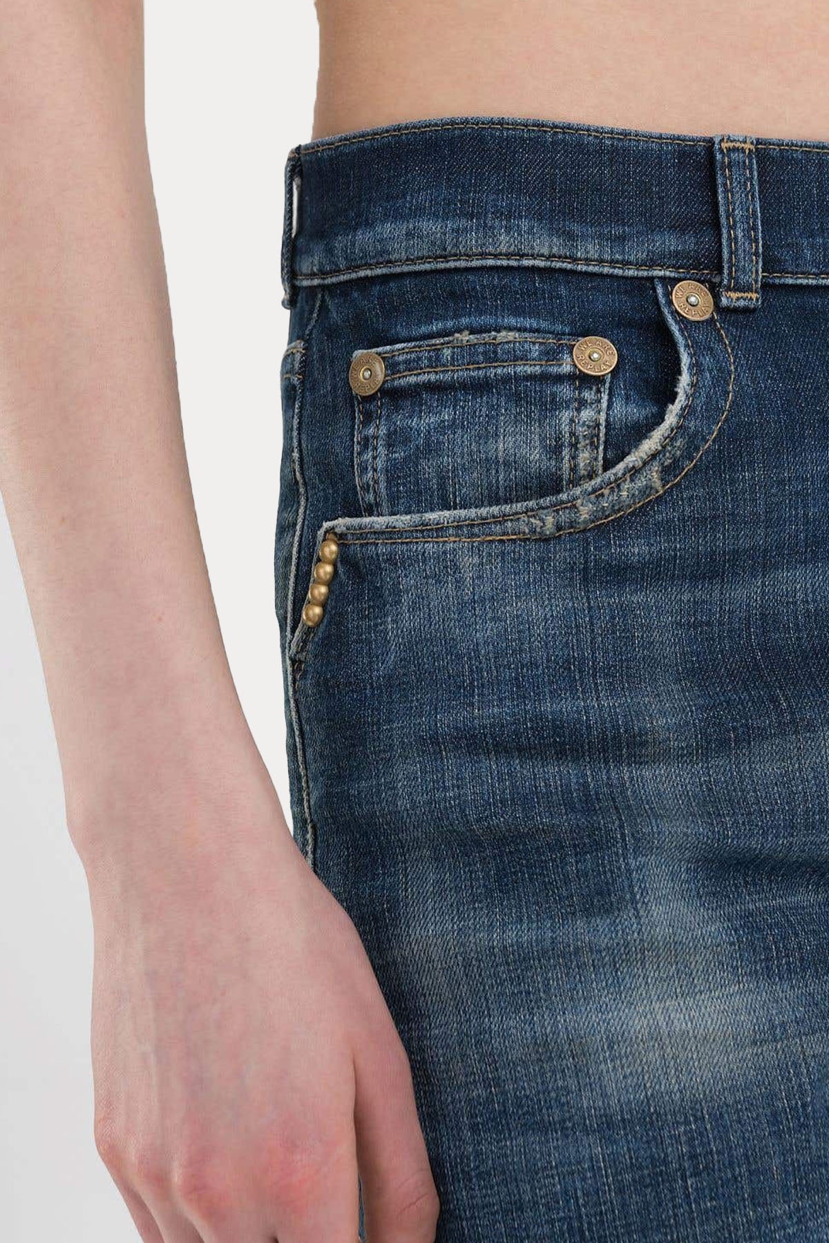 Replay Relaxed Fit Vintage Yıkamalı Jeans-Jeans-Libas