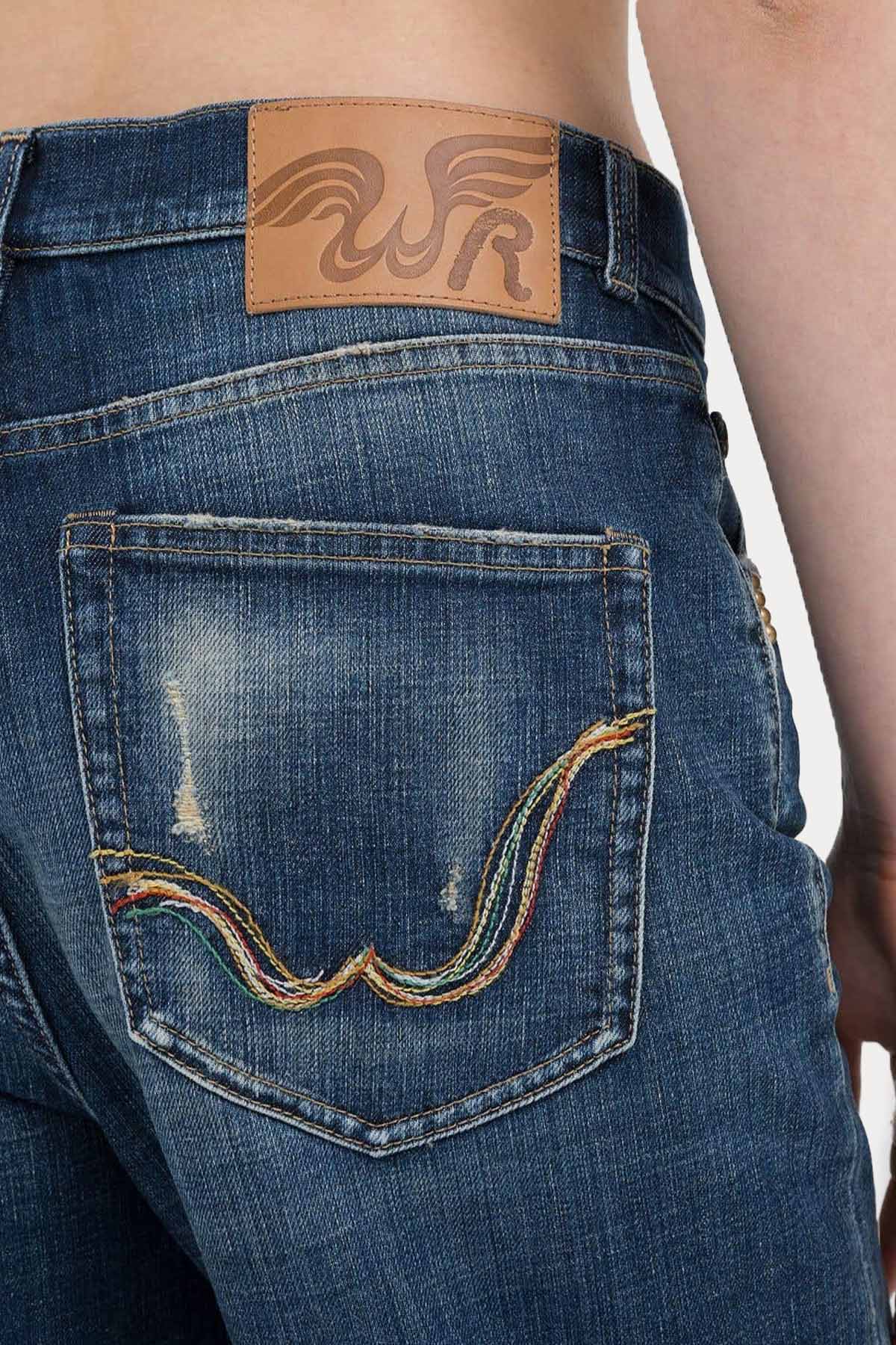 Replay Relaxed Fit Vintage Yıkamalı Jeans-Jeans-Libas
